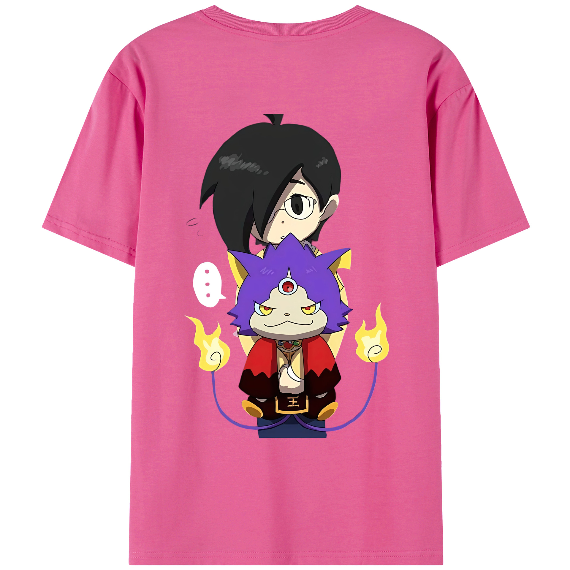 （画像用） 妖怪ウォッチ Yo-kai Watch レディース半袖Tシャツ(バックプリント)