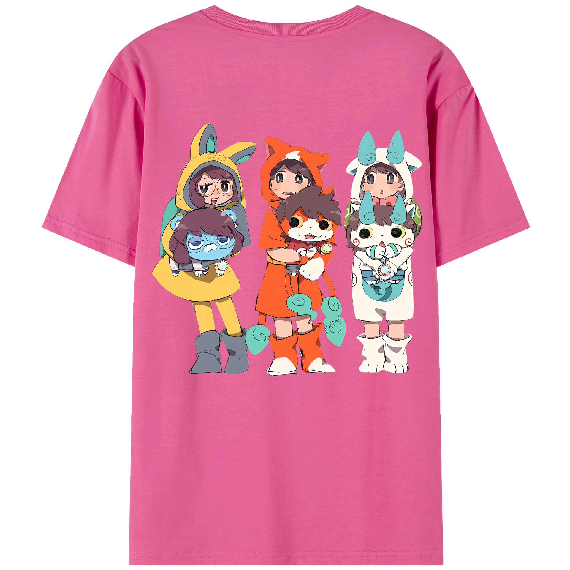 （画像用） 妖怪ウォッチ Yo-kai Watch レディース半袖Tシャツ(バックプリント)