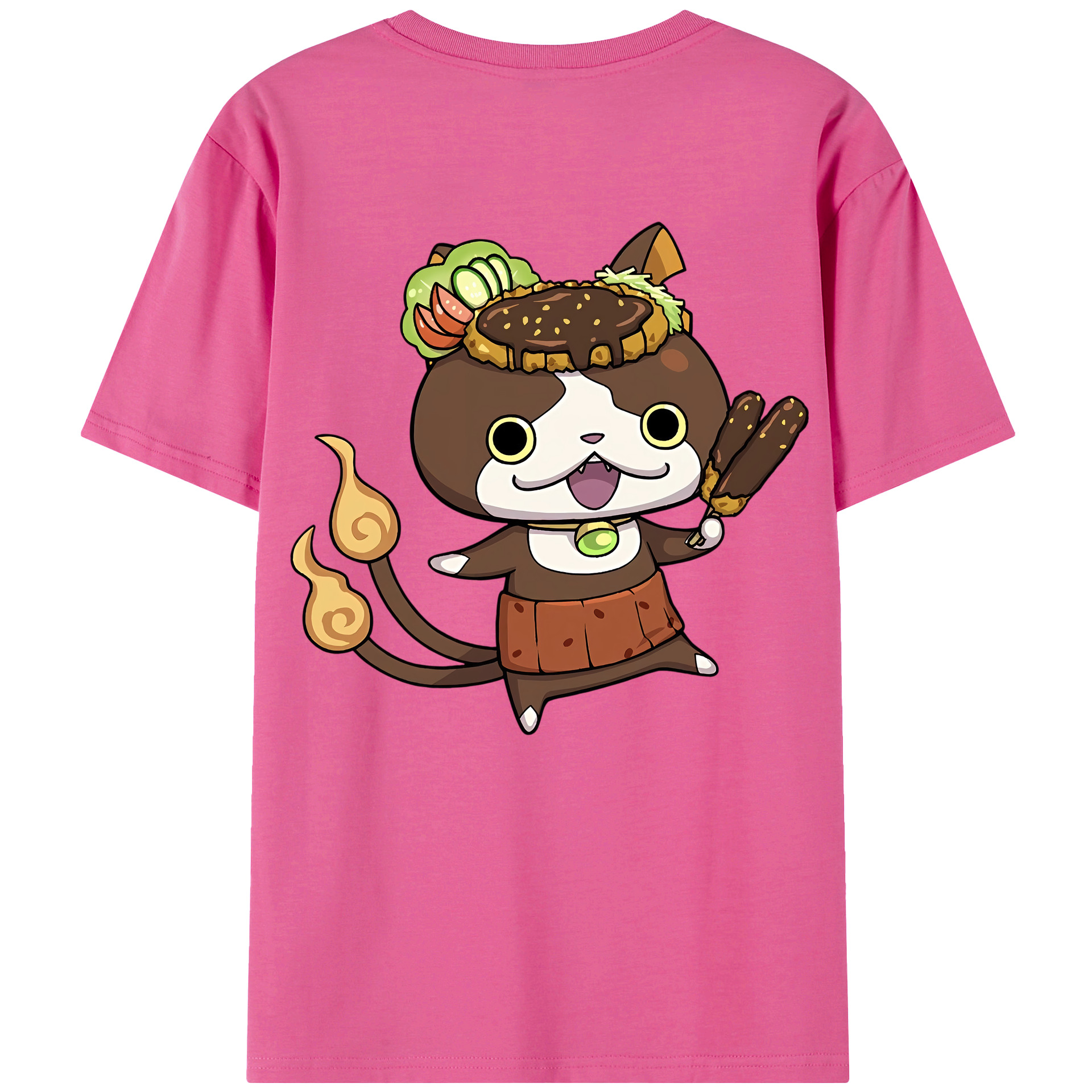 （画像用） 妖怪ウォッチ Yo-kai Watch レディース半袖Tシャツ(バックプリント)