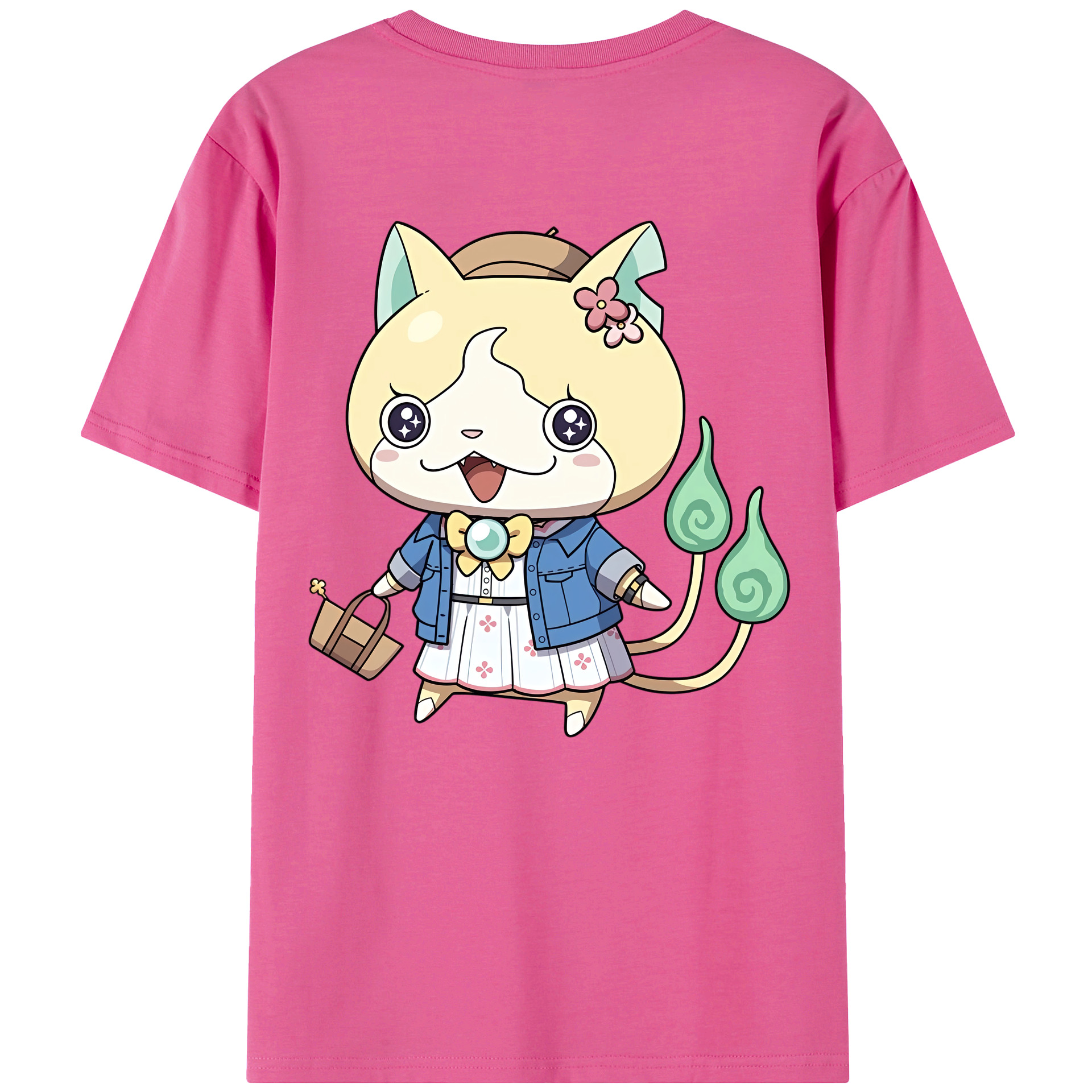 （画像用） 妖怪ウォッチ Yo-kai Watch レディース半袖Tシャツ(バックプリント)