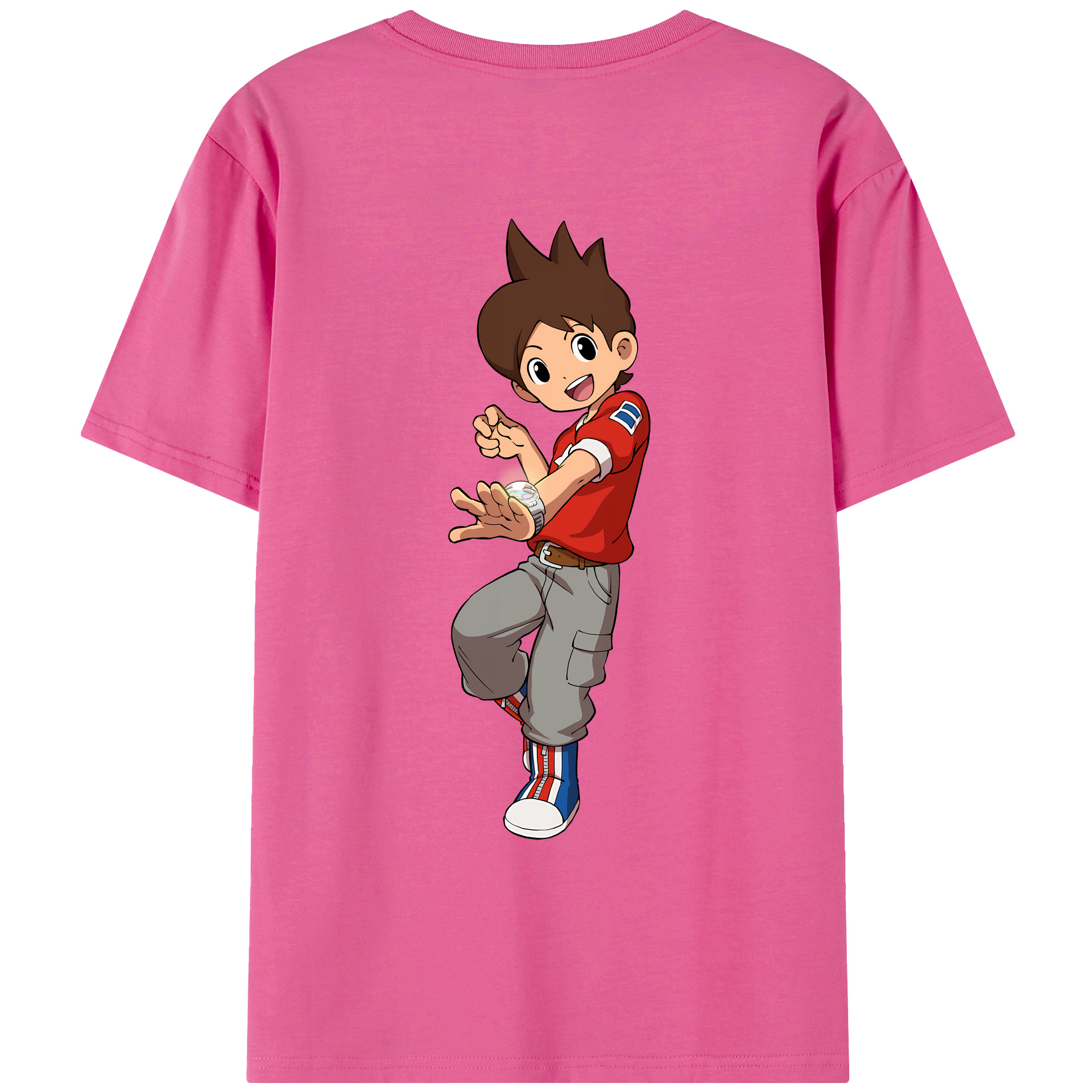 （画像用） 妖怪ウォッチ Yo-kai Watch レディース半袖Tシャツ(バックプリント)