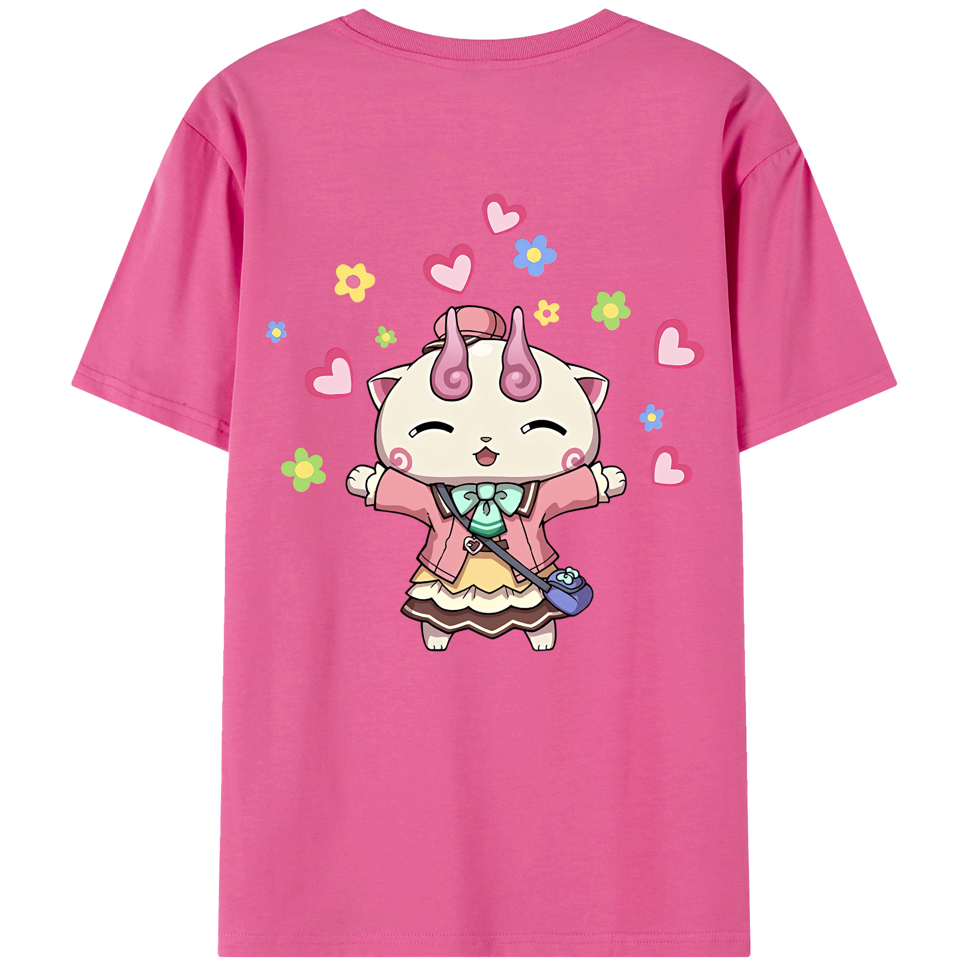 （画像用） 妖怪ウォッチ Yo-kai Watch レディース半袖Tシャツ(バックプリント)