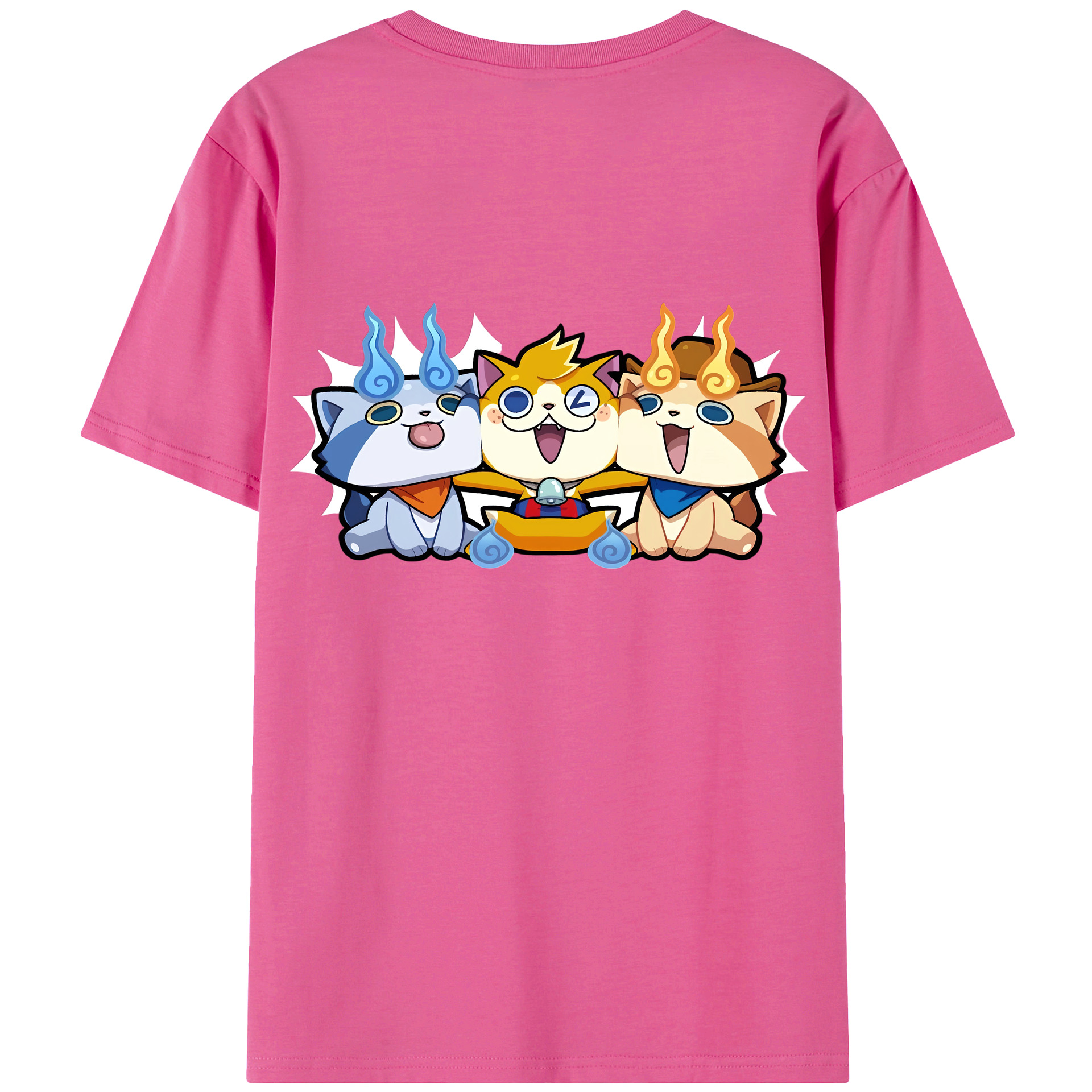 （画像用） 妖怪ウォッチ Yo-kai Watch レディース半袖Tシャツ(バックプリント)