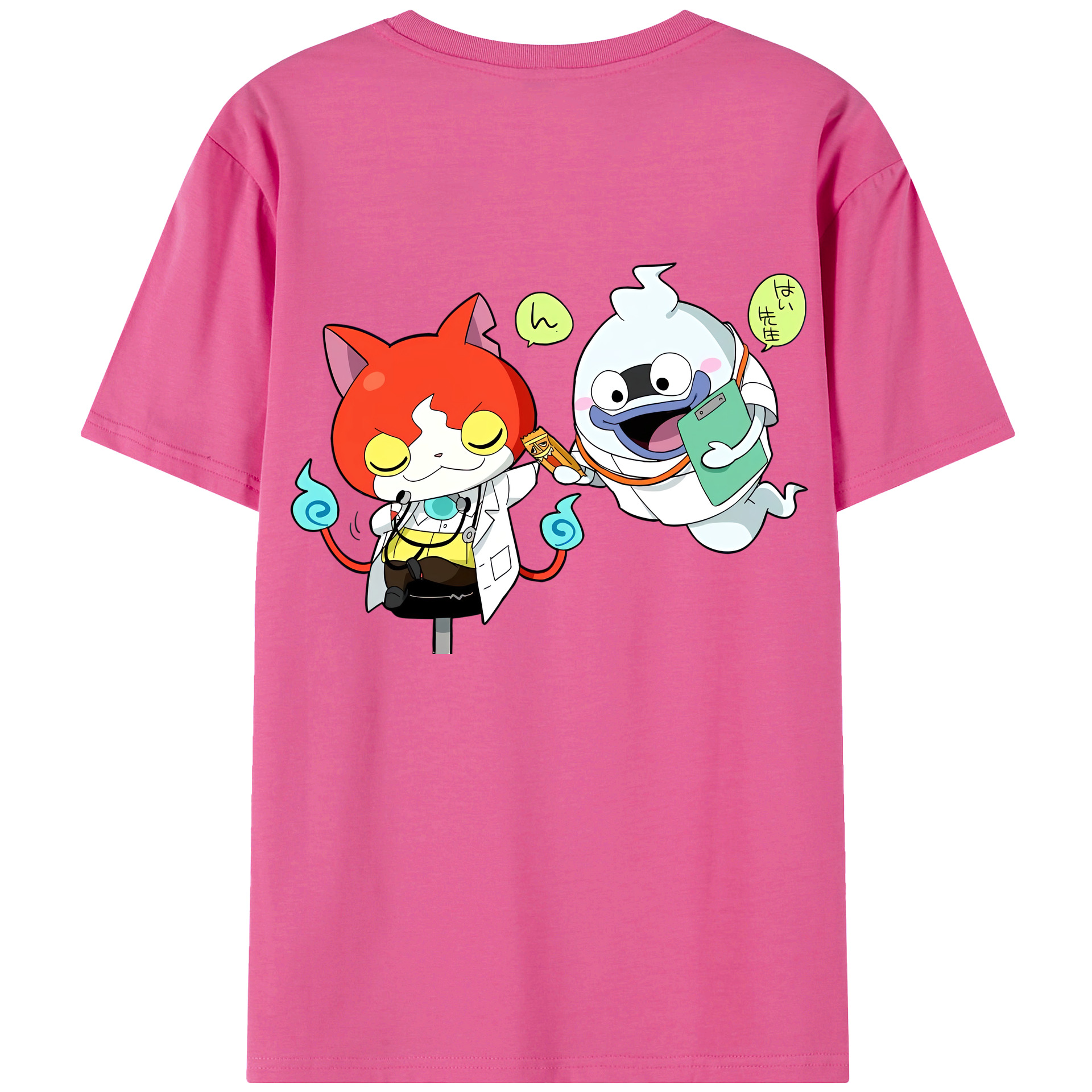 （画像用） 妖怪ウォッチ Yo-kai Watch レディース半袖Tシャツ(バックプリント)