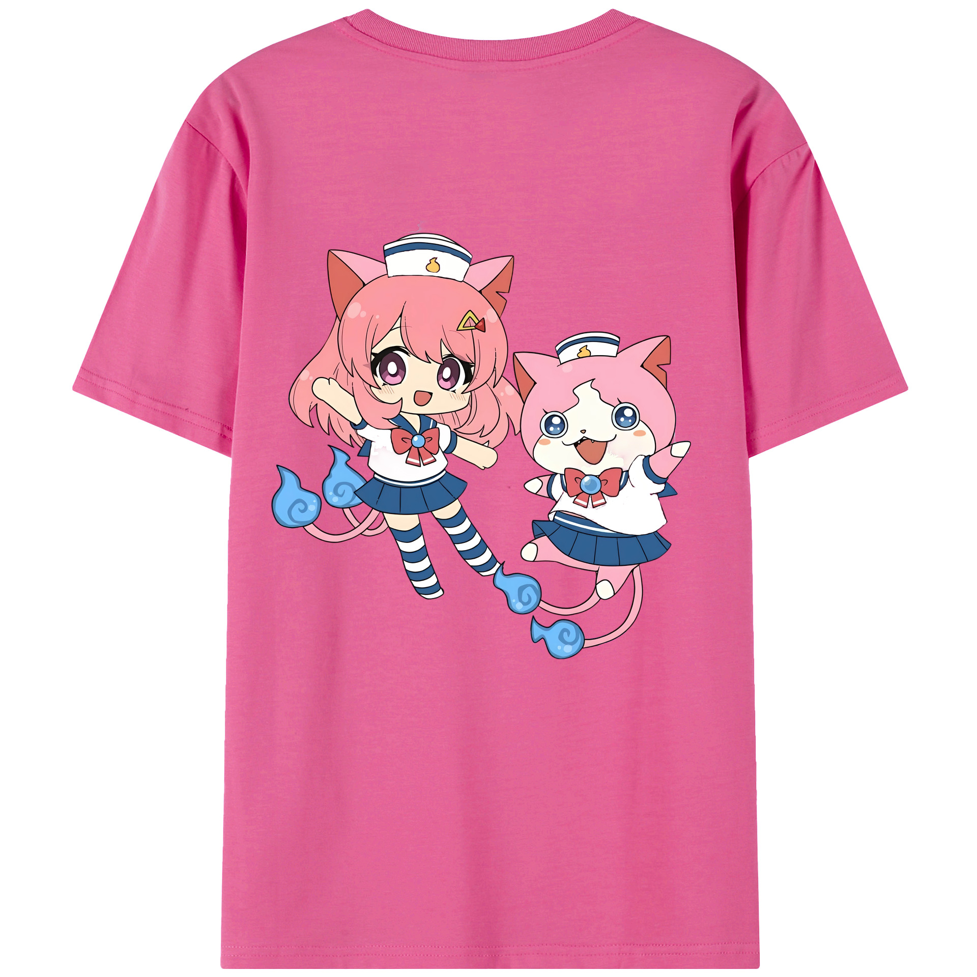 （画像用） 妖怪ウォッチ Yo-kai Watch レディース半袖Tシャツ(バックプリント)