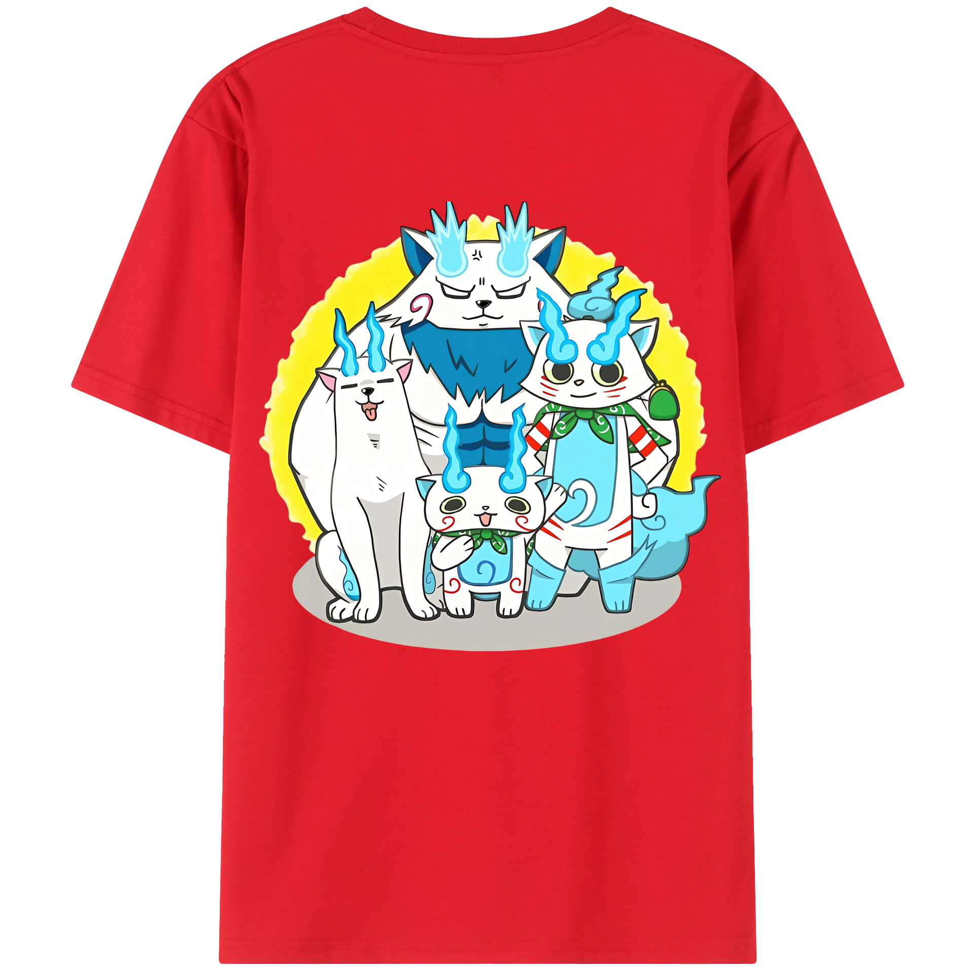 （画像用） 妖怪ウォッチ Yo-kai Watch レディース半袖Tシャツ(バックプリント)