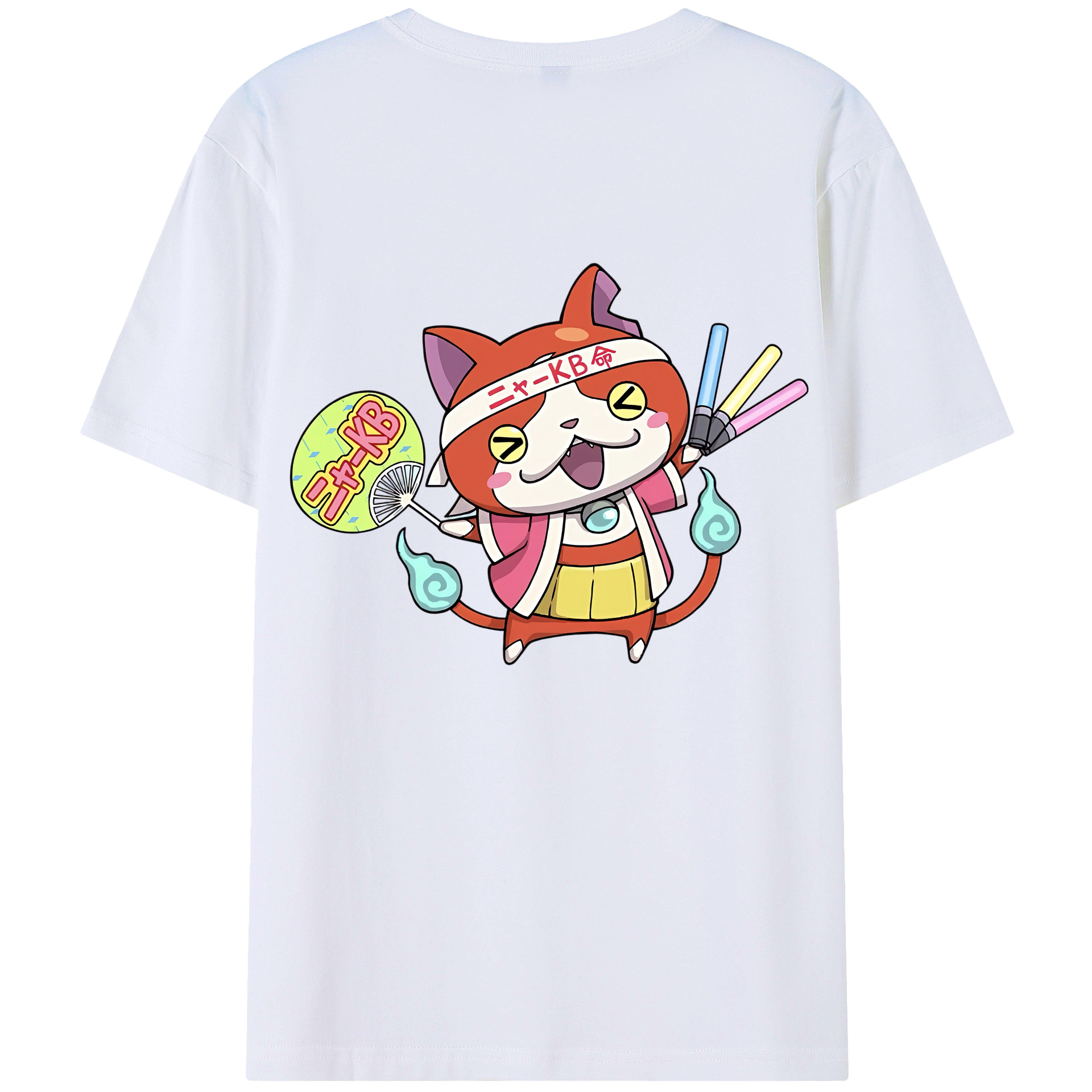 （画像用） 妖怪ウォッチ Yo-kai Watch レディース半袖Tシャツ(バックプリント)