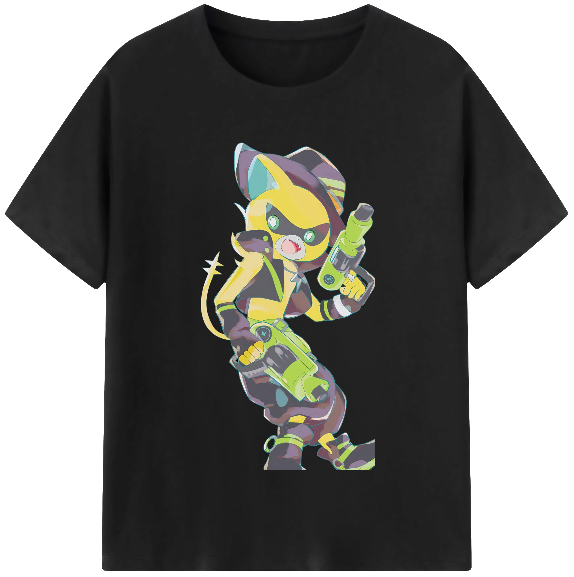 （画像用） 妖怪ウォッチ Yo-kai Watch レディースカジュアルプリントTシャツ（綿100％）