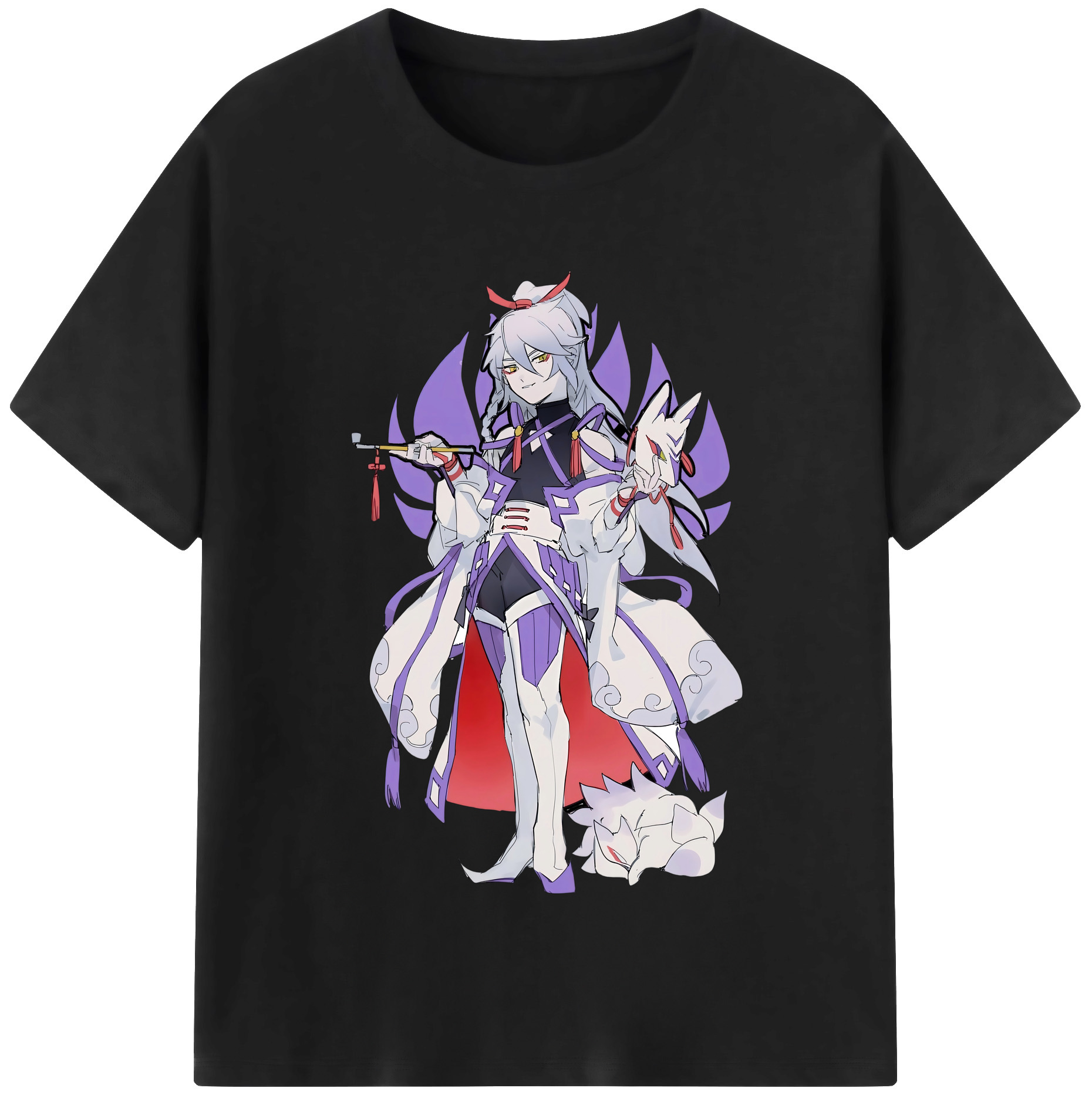 （画像用） 妖怪ウォッチ Yo-kai Watch レディースカジュアルプリントTシャツ（綿100％）