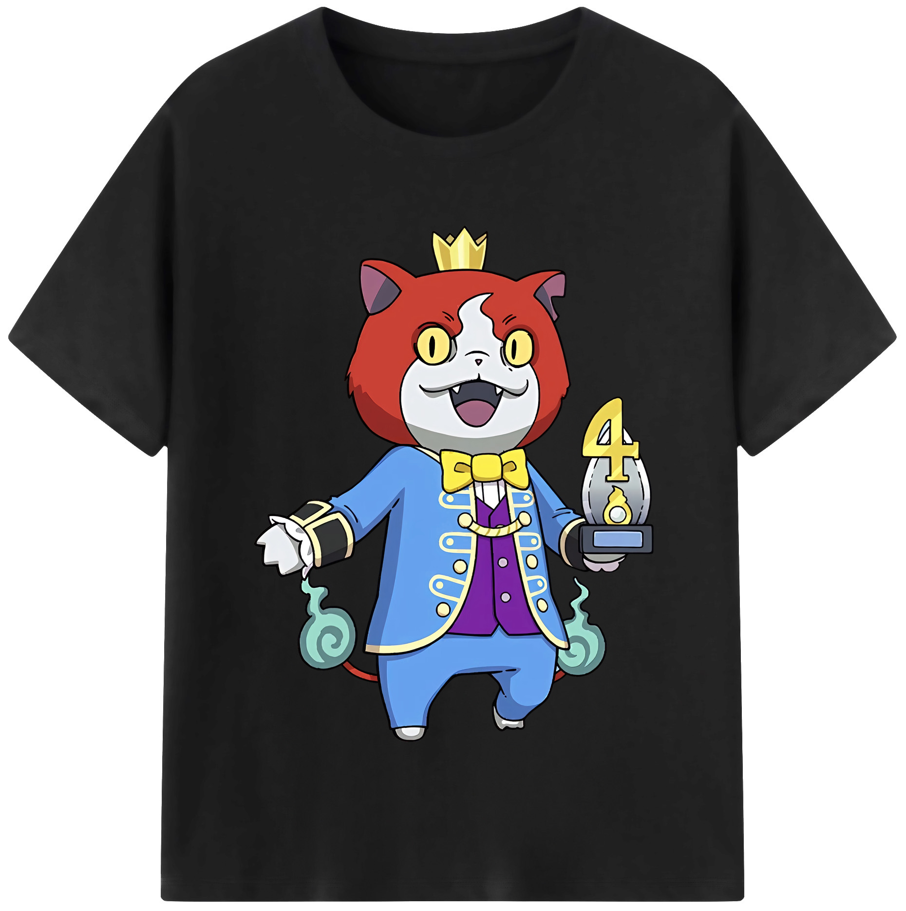 （画像用） 妖怪ウォッチ Yo-kai Watch レディースカジュアルプリントTシャツ（綿100％）