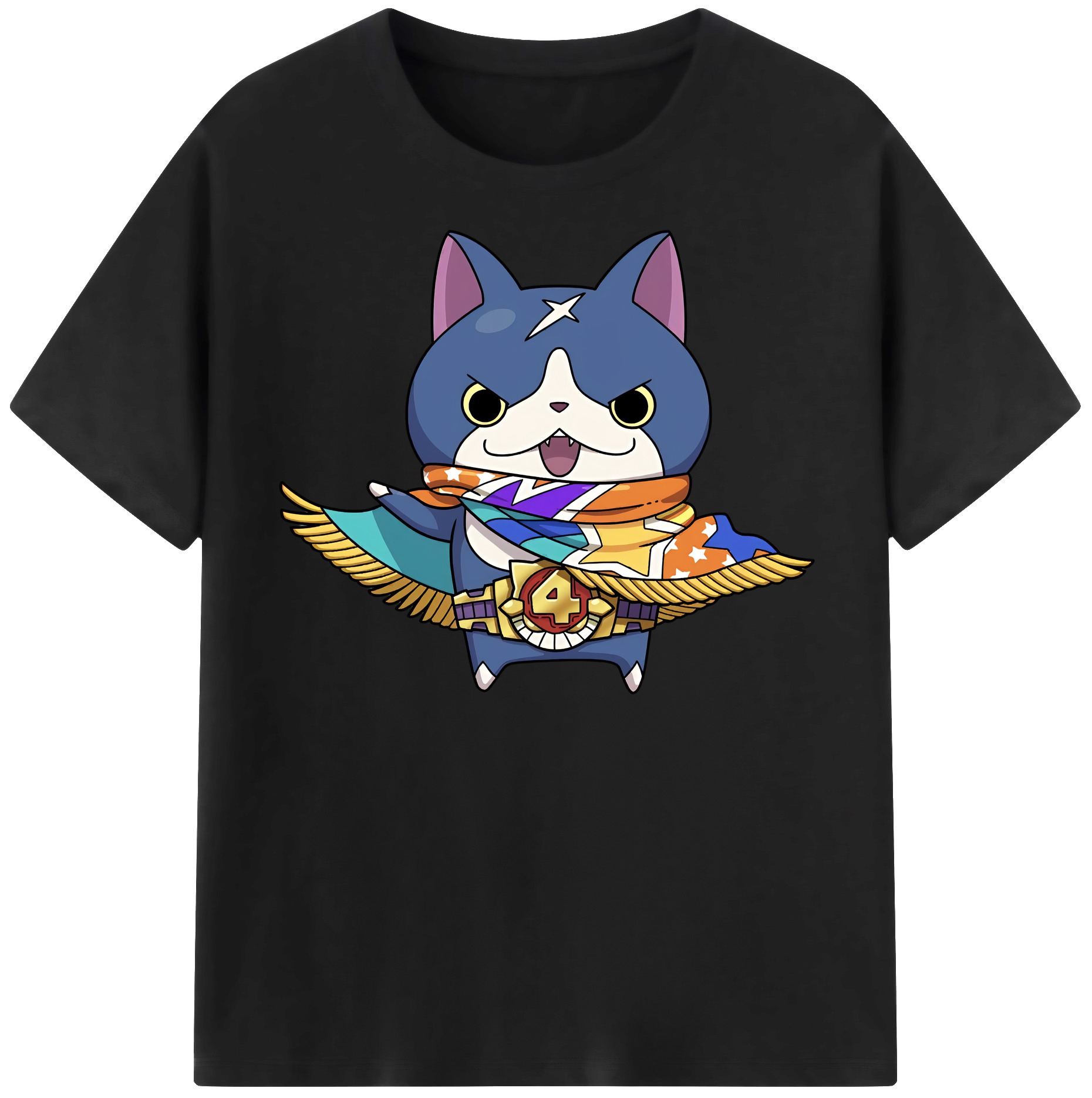 （画像用） 妖怪ウォッチ Yo-kai Watch レディースカジュアルプリントTシャツ（綿100％）