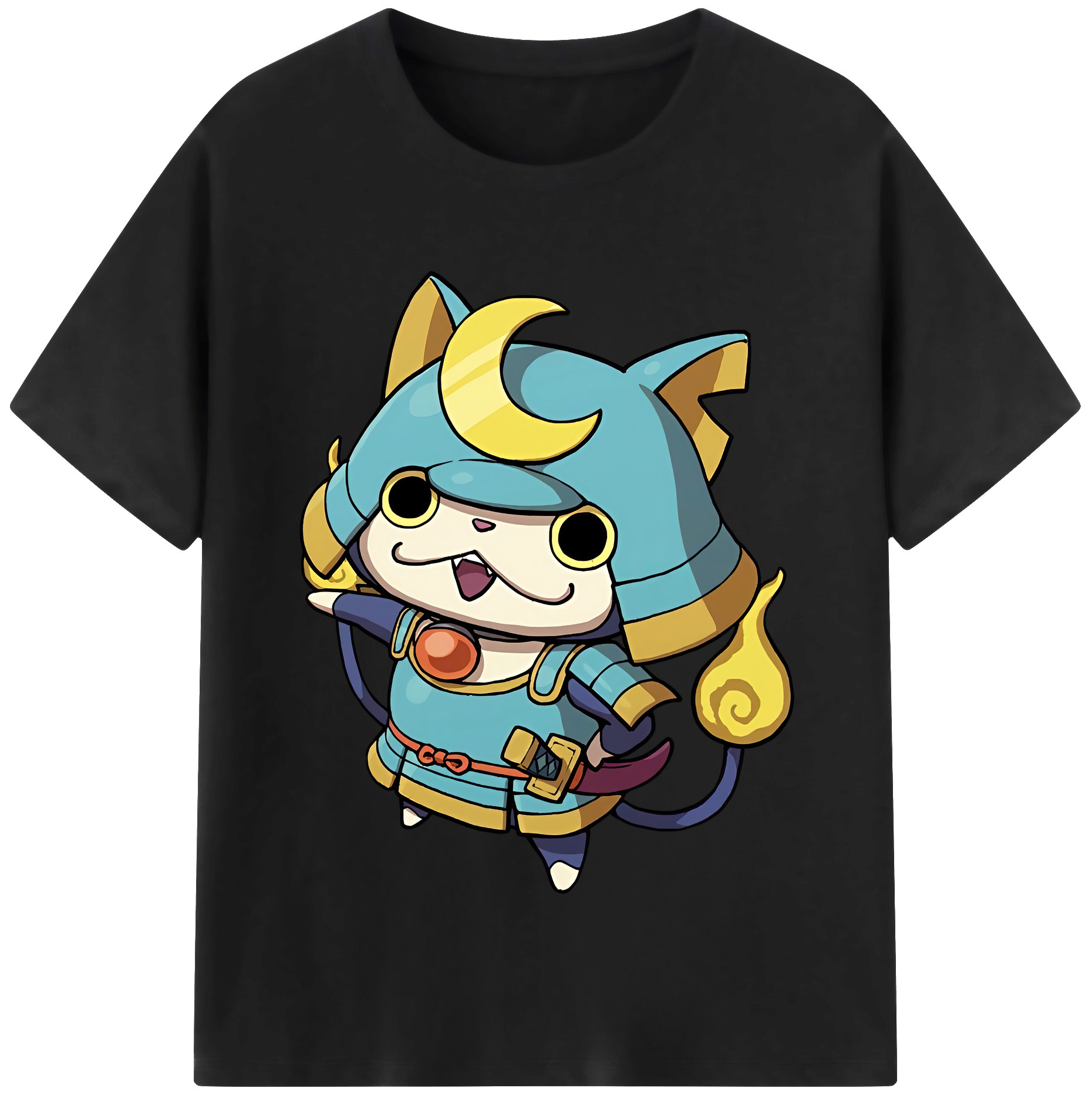 （画像用） 妖怪ウォッチ Yo-kai Watch レディースカジュアルプリントTシャツ（綿100％）