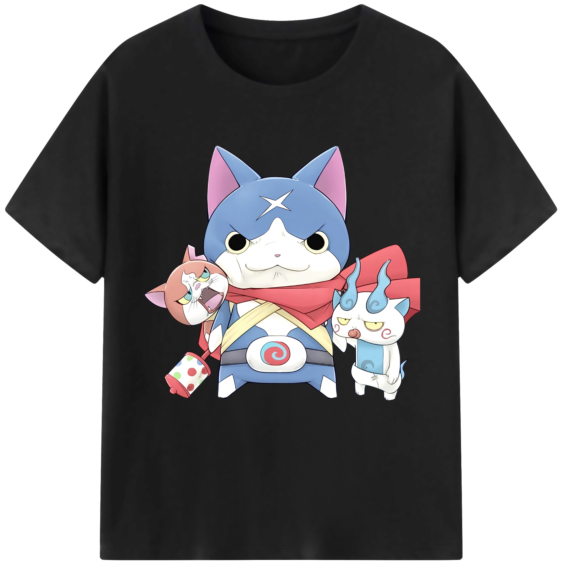 （画像用） 妖怪ウォッチ Yo-kai Watch レディースカジュアルプリントTシャツ（綿100％）