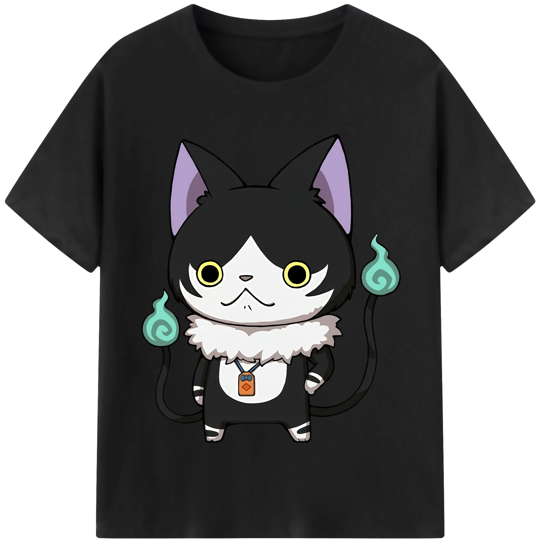 （画像用） 妖怪ウォッチ Yo-kai Watch レディースカジュアルプリントTシャツ（綿100％）