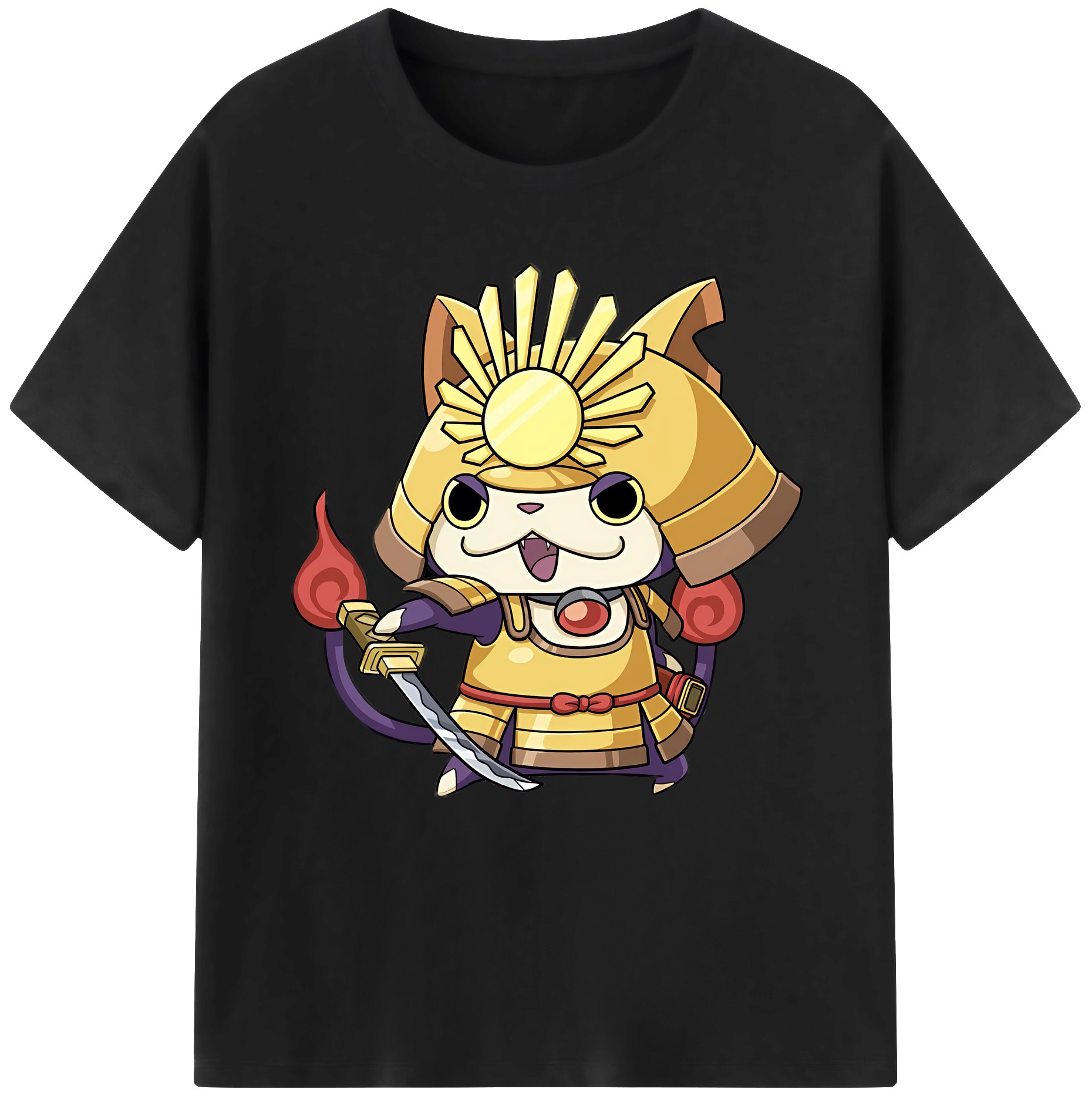 （画像用） 妖怪ウォッチ Yo-kai Watch レディースカジュアルプリントTシャツ（綿100％）