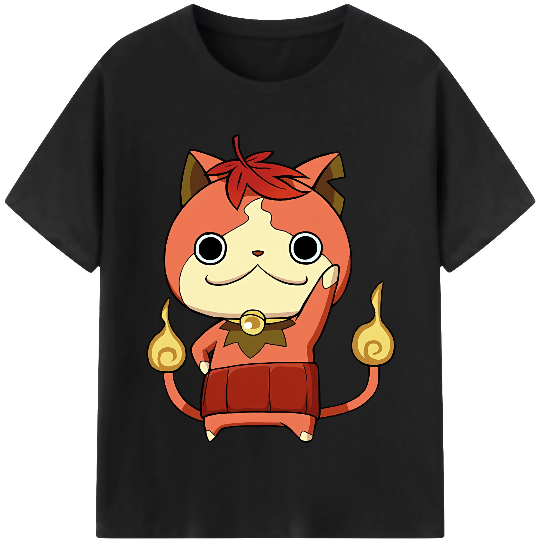 （画像用） 妖怪ウォッチ Yo-kai Watch レディースカジュアルプリントTシャツ（綿100％）