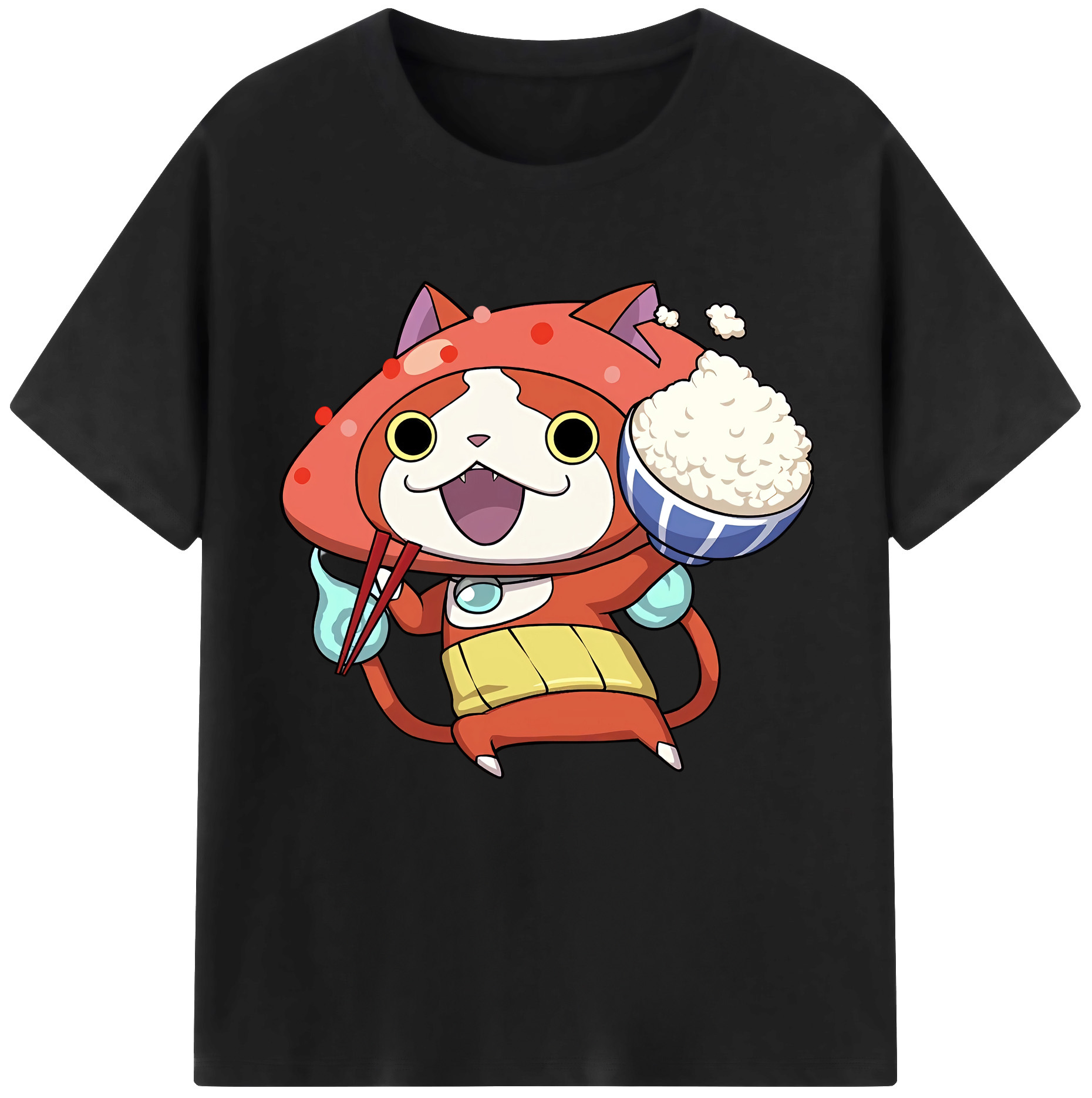 （画像用） 妖怪ウォッチ Yo-kai Watch レディースカジュアルプリントTシャツ（綿100％）