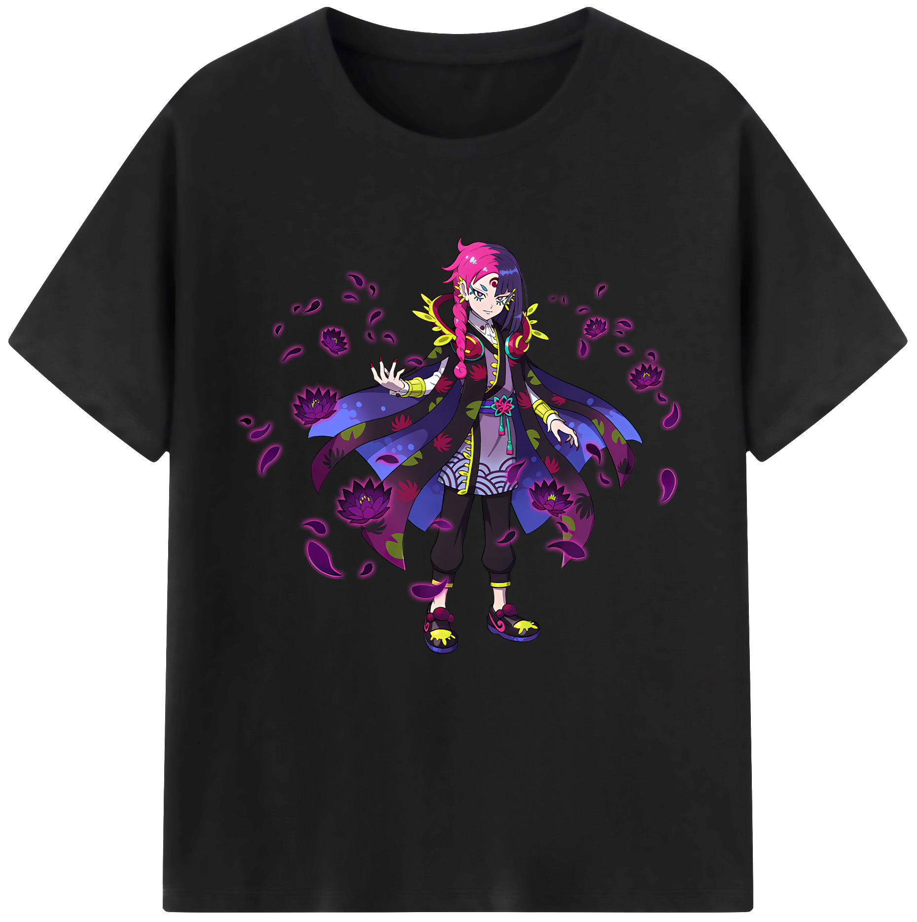 （画像用） 妖怪ウォッチ Yo-kai Watch レディースカジュアルプリントTシャツ（綿100％）