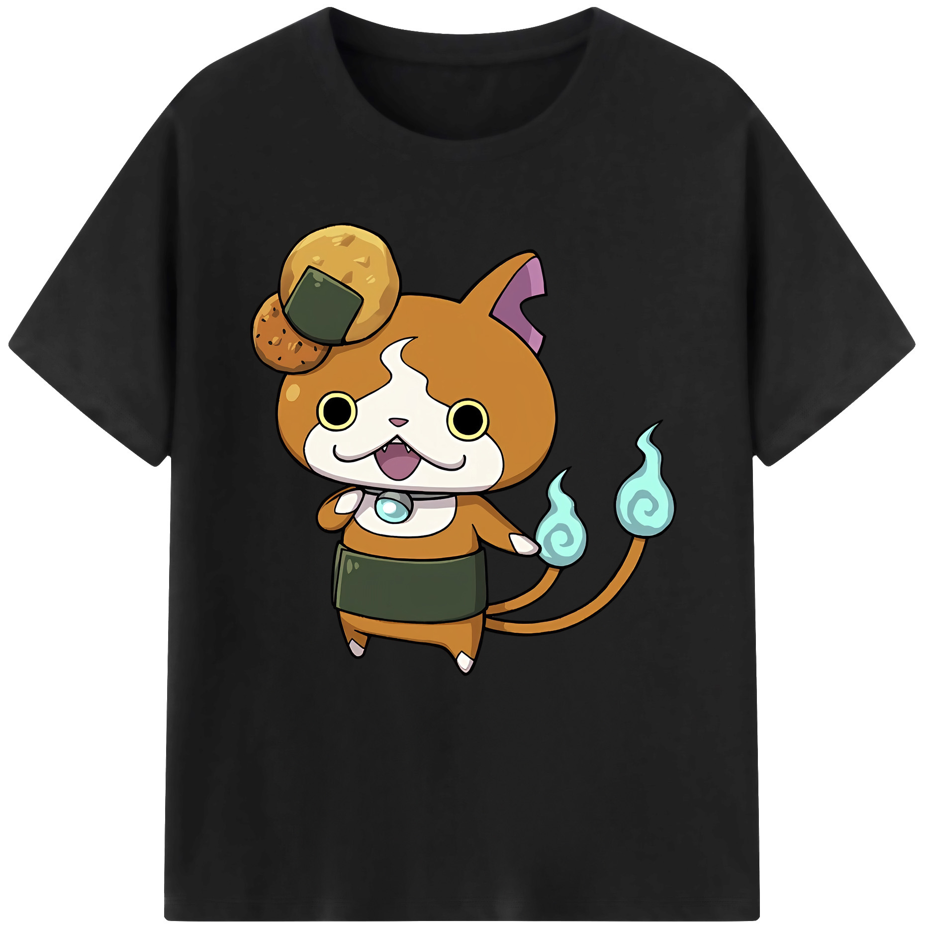 （画像用） 妖怪ウォッチ Yo-kai Watch レディースカジュアルプリントTシャツ（綿100％）