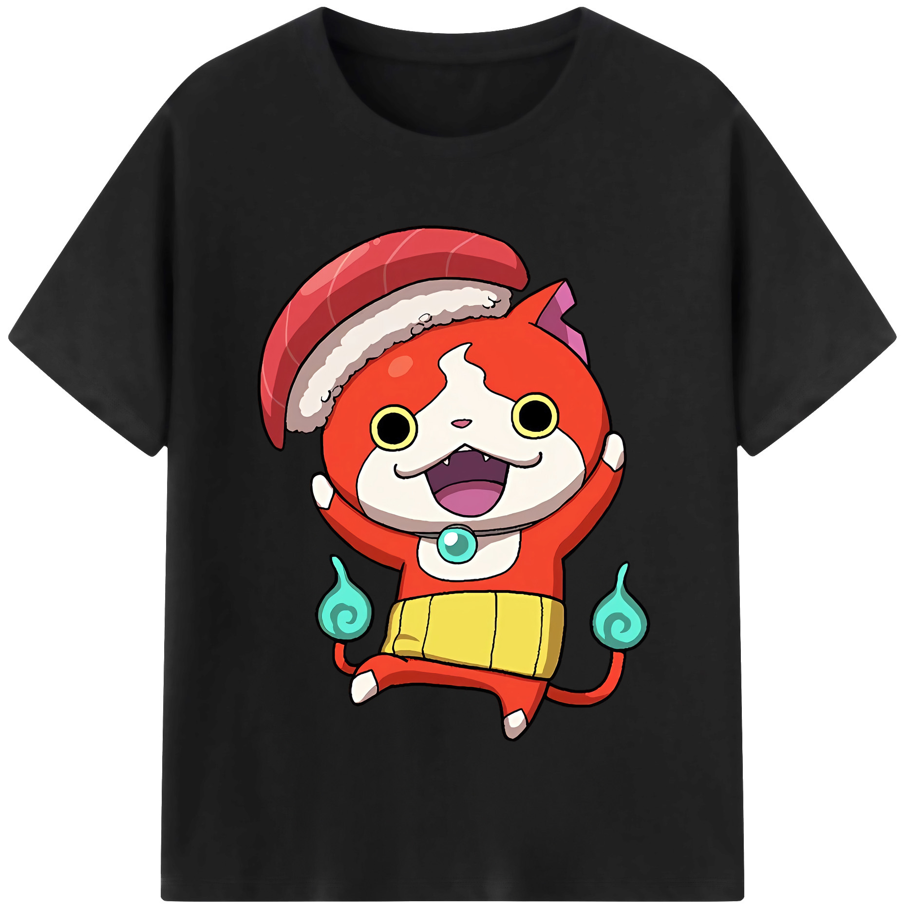 （画像用） 妖怪ウォッチ Yo-kai Watch レディースカジュアルプリントTシャツ（綿100％）