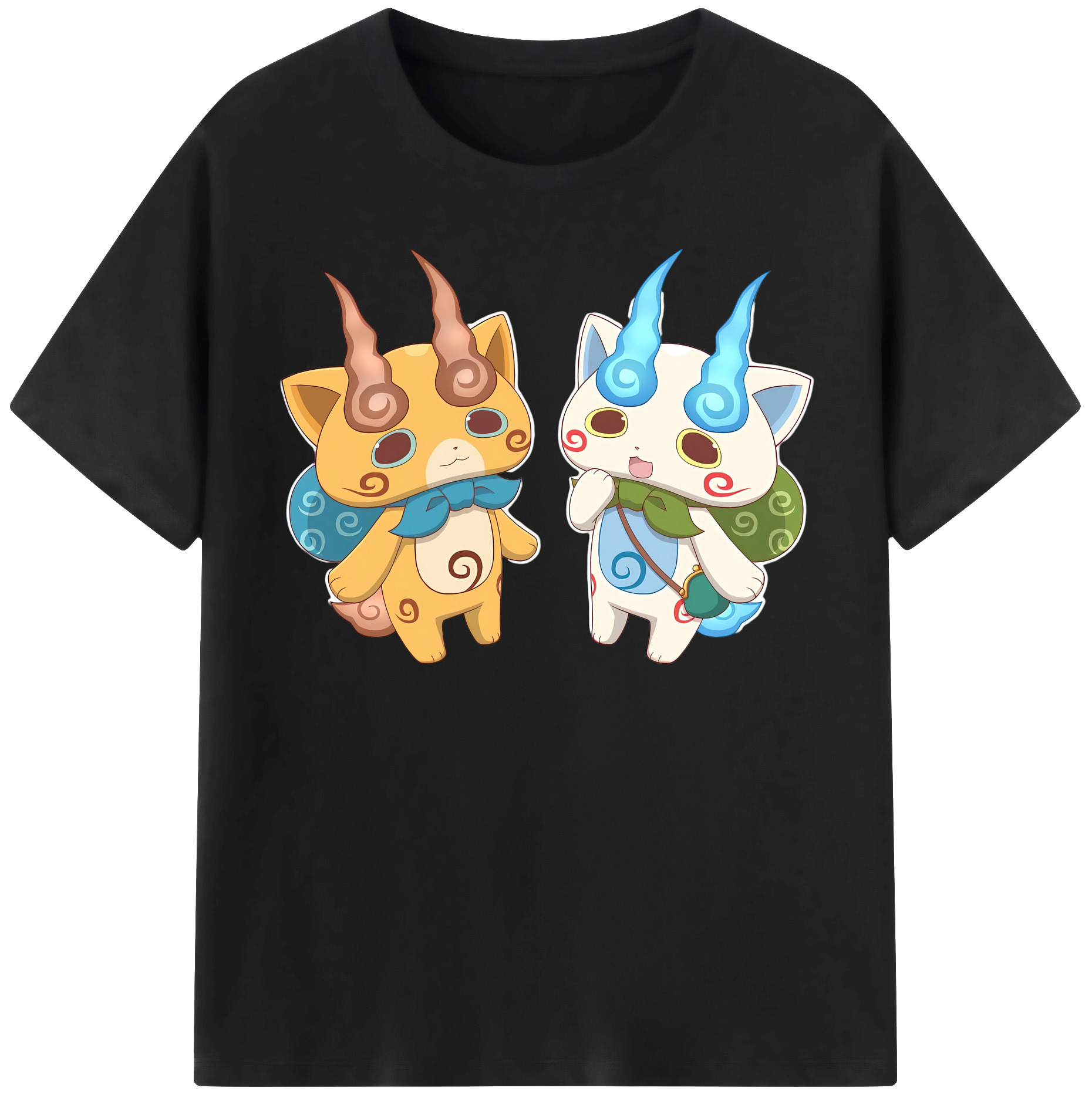（画像用） 妖怪ウォッチ Yo-kai Watch レディースカジュアルプリントTシャツ（綿100％）