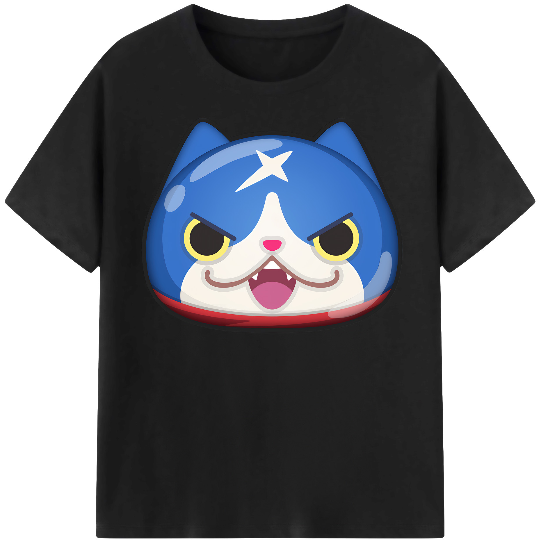 （画像用） 妖怪ウォッチ Yo-kai Watch レディースカジュアルプリントTシャツ（綿100％）
