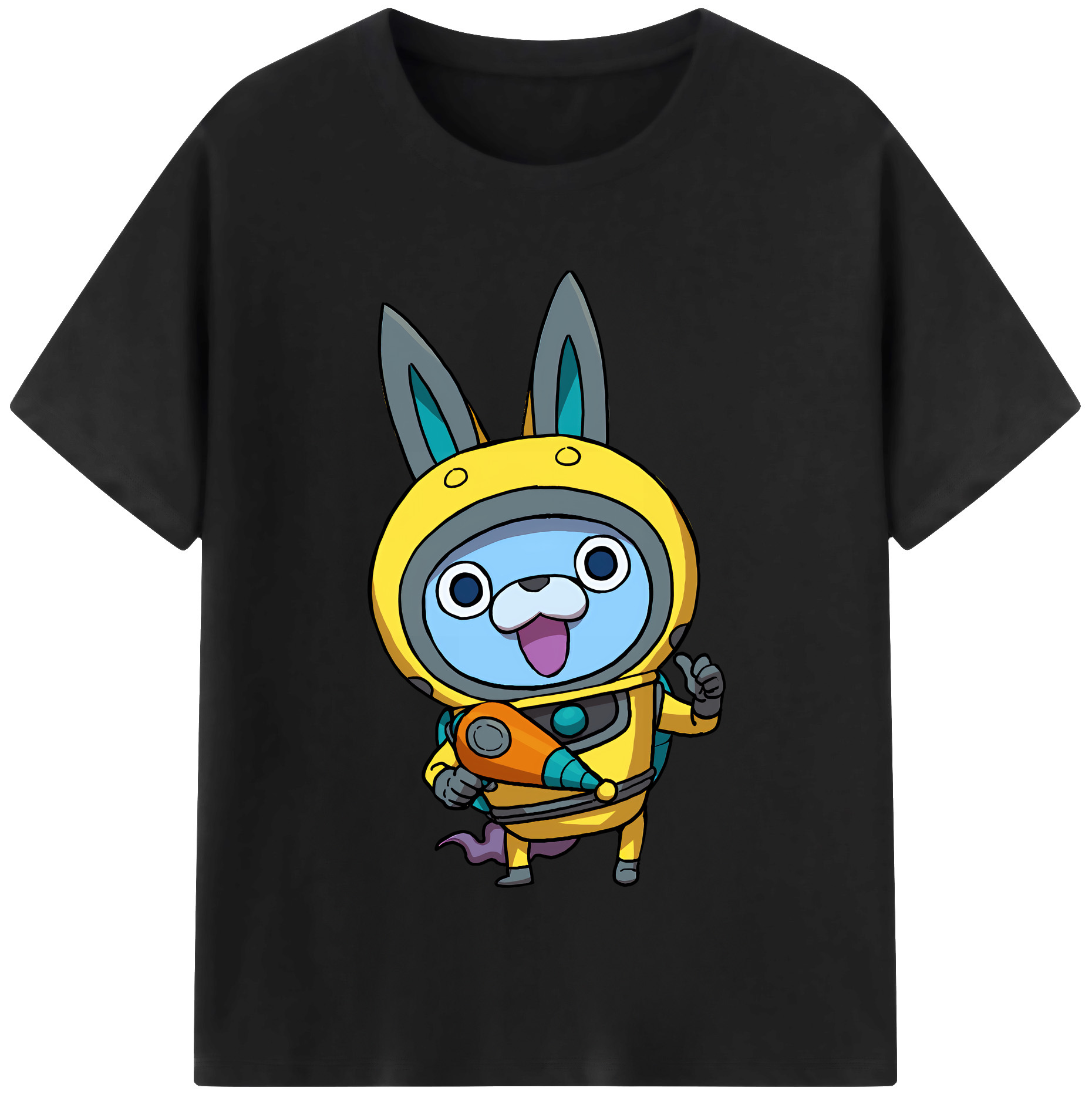（画像用） 妖怪ウォッチ Yo-kai Watch レディースカジュアルプリントTシャツ（綿100％）