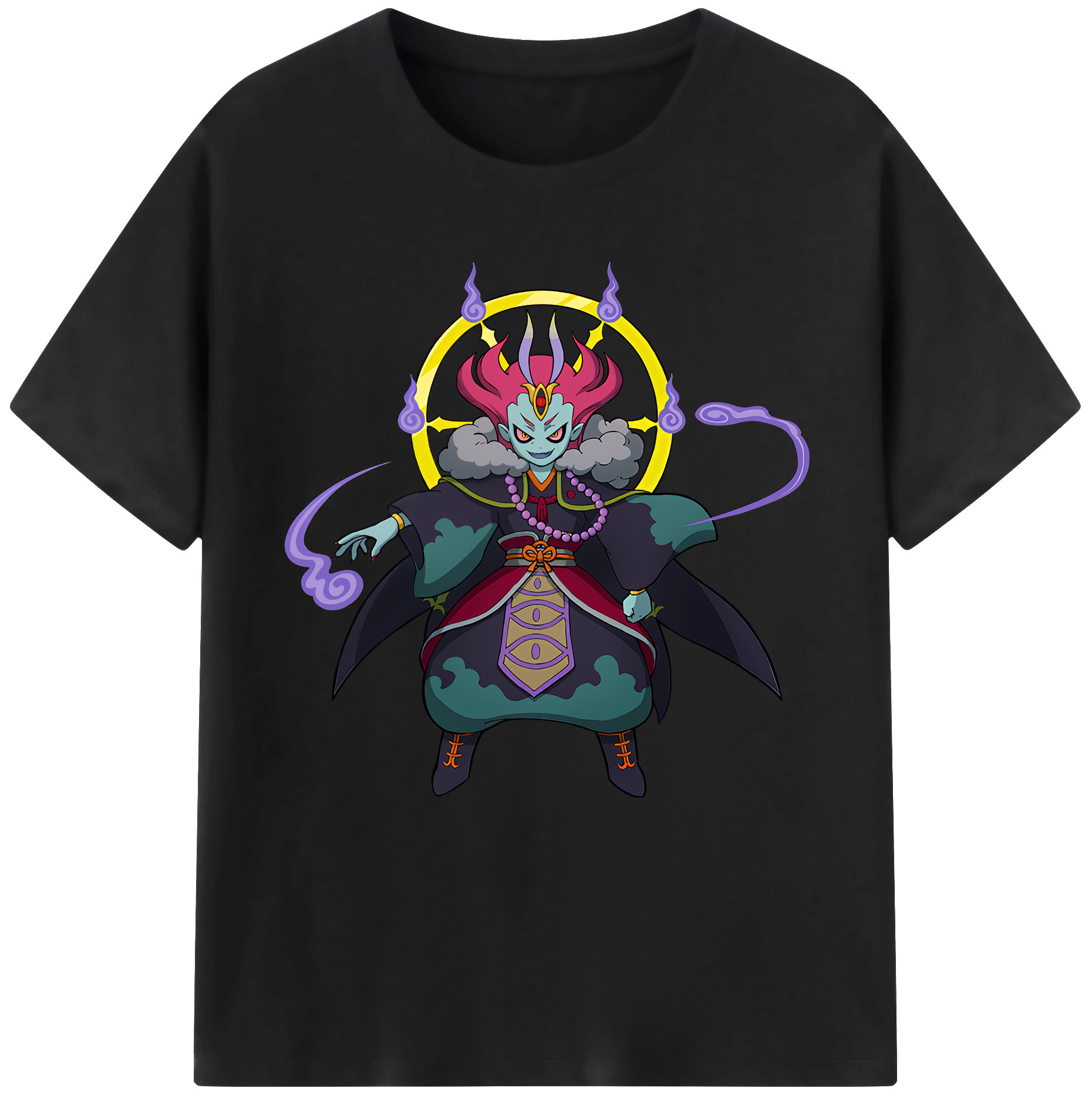 （画像用） 妖怪ウォッチ Yo-kai Watch レディースカジュアルプリントTシャツ（綿100％）