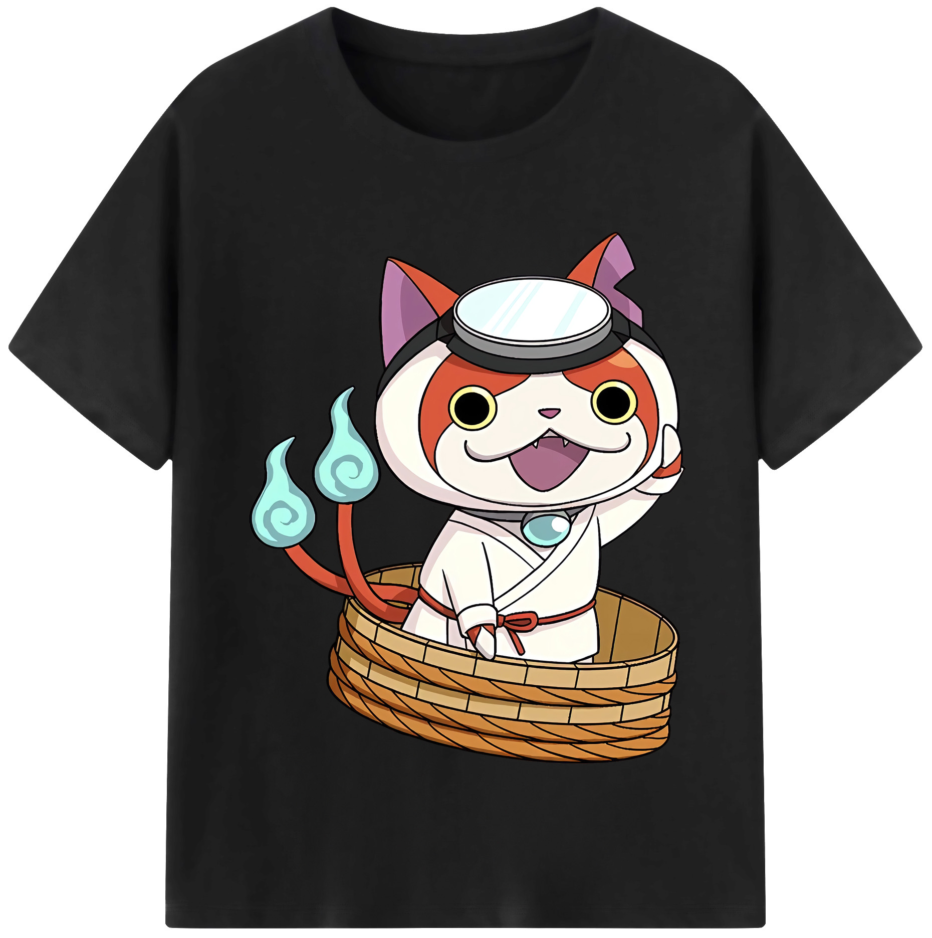 （画像用） 妖怪ウォッチ Yo-kai Watch レディースカジュアルプリントTシャツ（綿100％）
