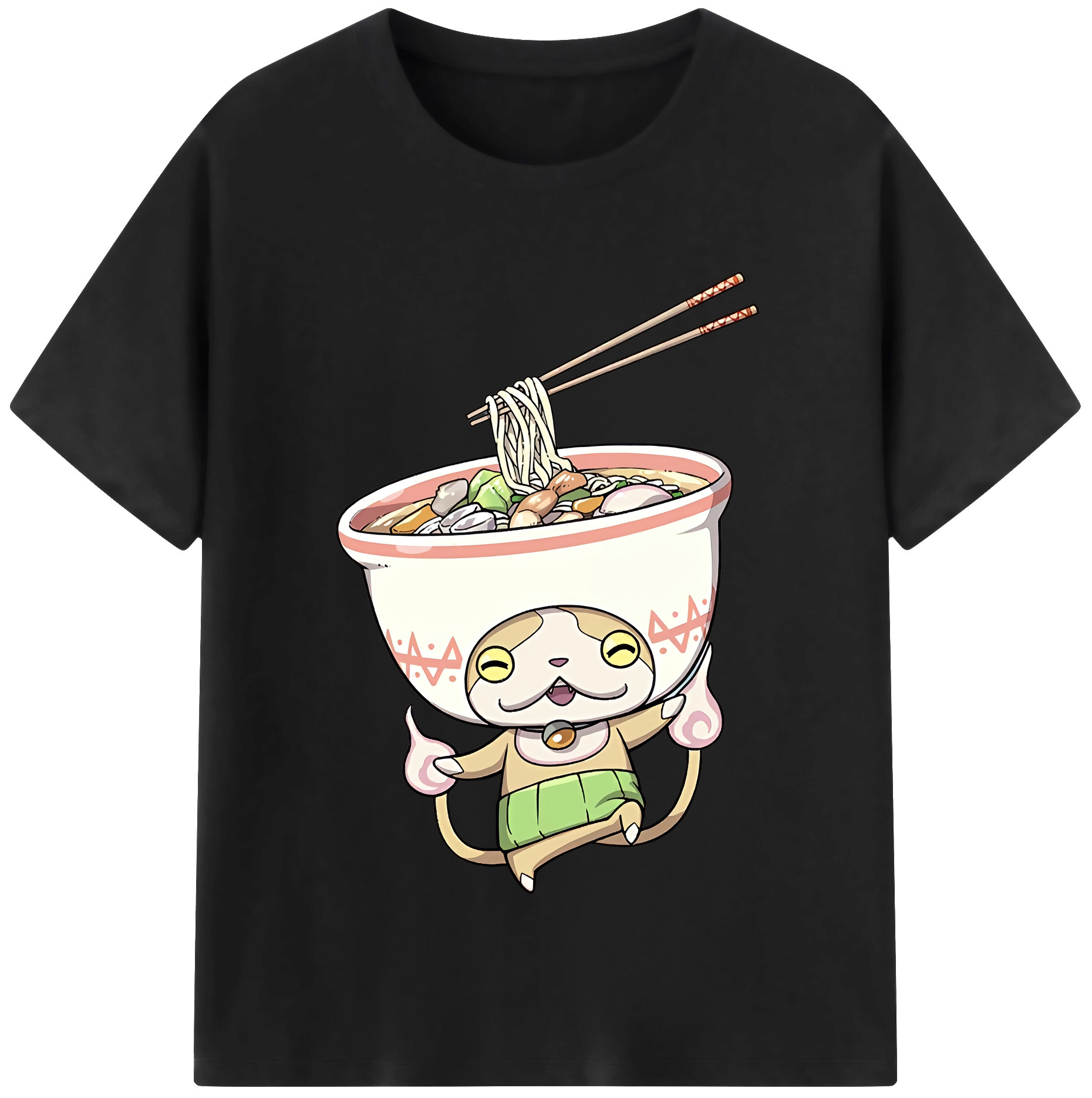 （画像用） 妖怪ウォッチ Yo-kai Watch レディースカジュアルプリントTシャツ（綿100％）
