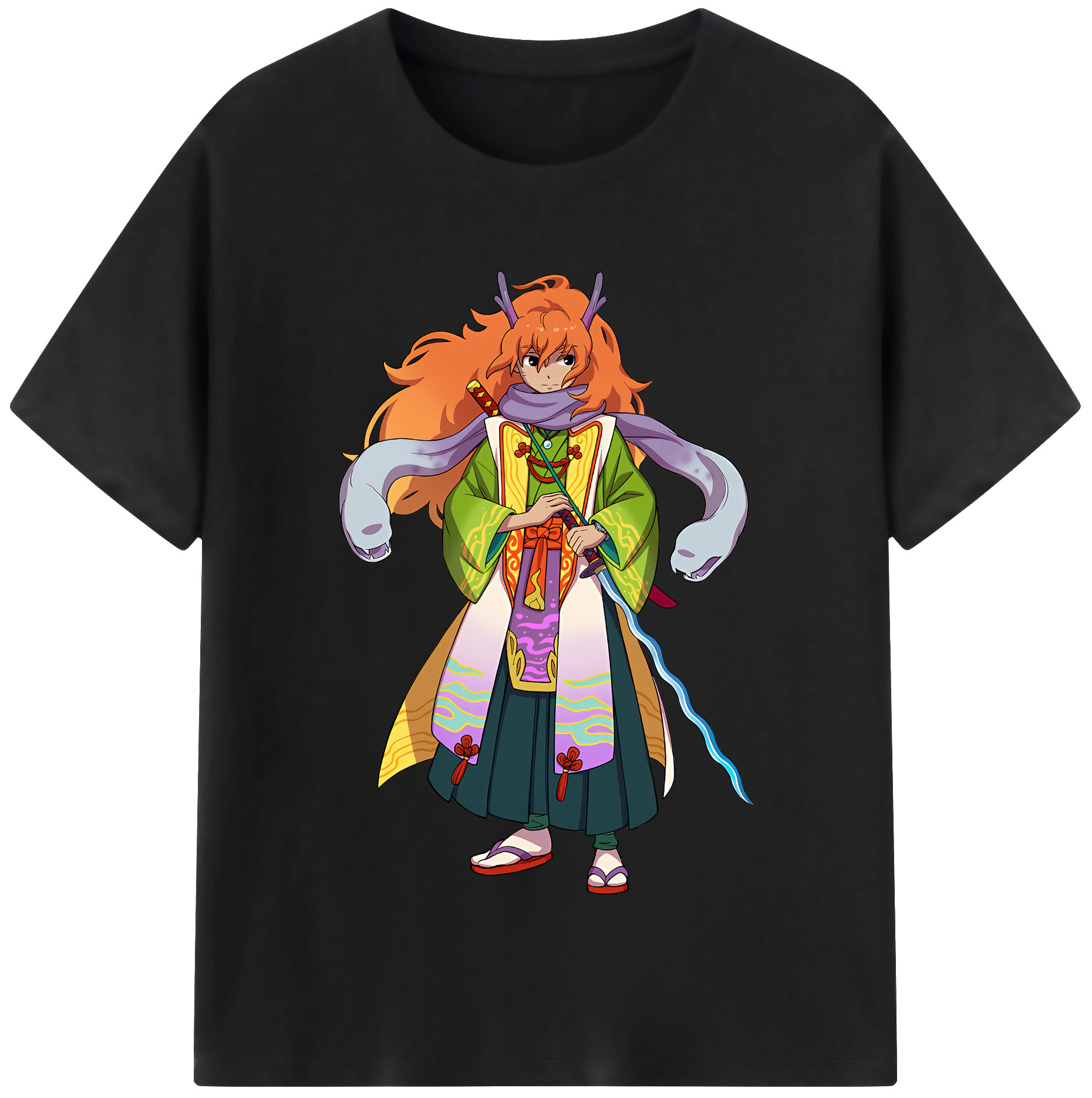 （画像用） 妖怪ウォッチ Yo-kai Watch レディースカジュアルプリントTシャツ（綿100％）