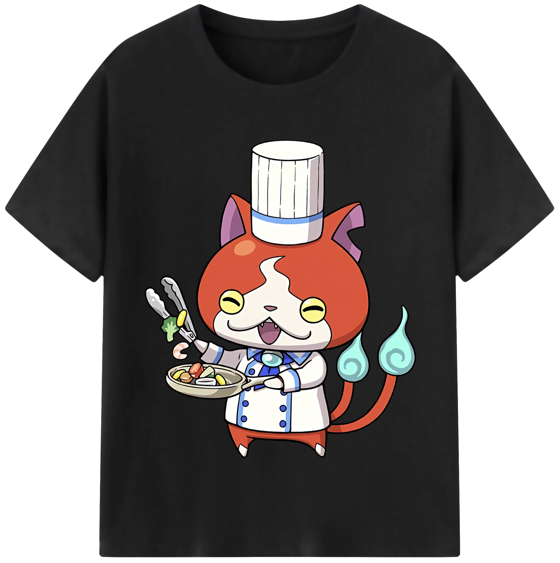 （画像用） 妖怪ウォッチ Yo-kai Watch レディースカジュアルプリントTシャツ（綿100％）