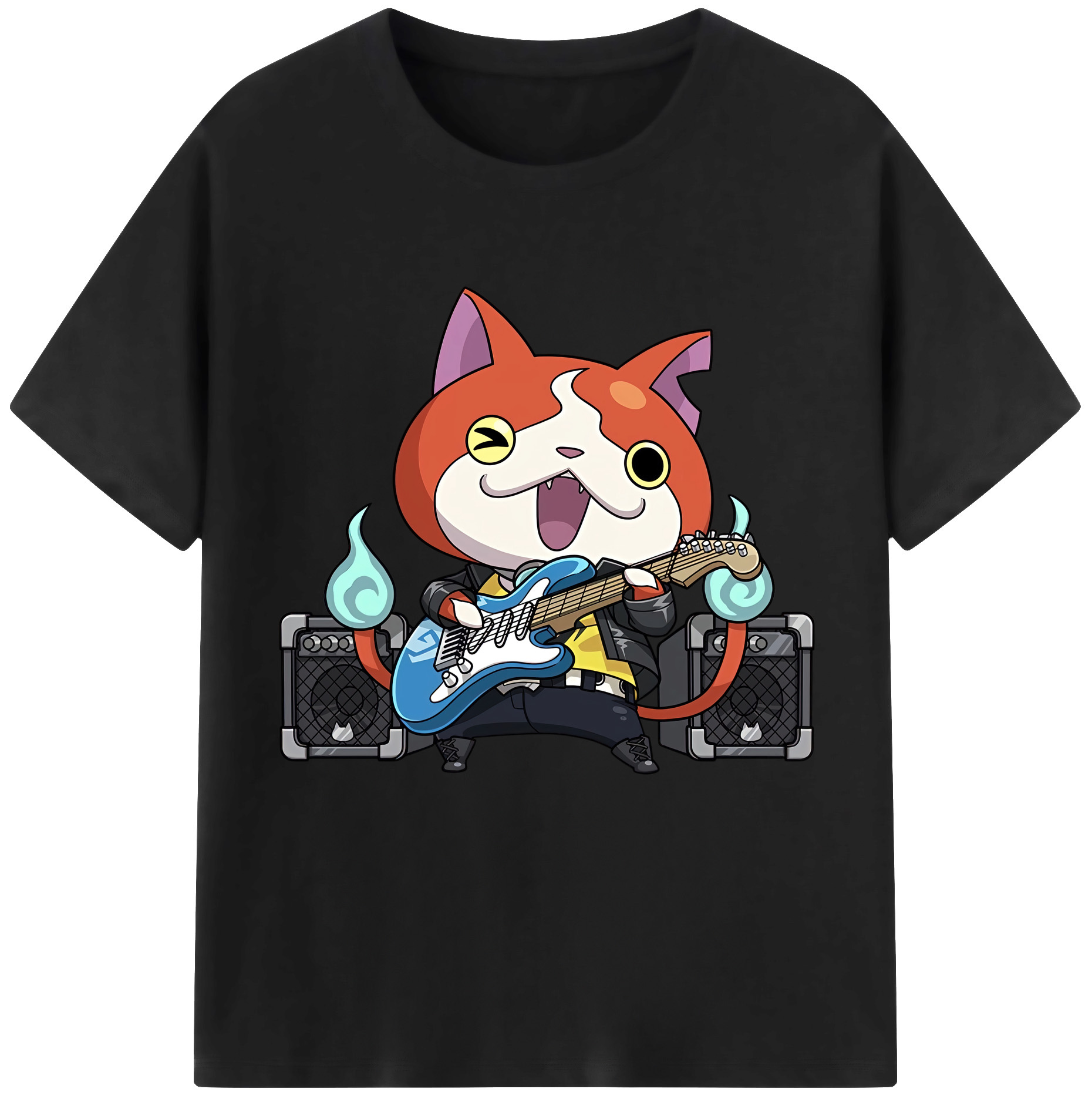 （画像用） 妖怪ウォッチ Yo-kai Watch レディースカジュアルプリントTシャツ（綿100％）