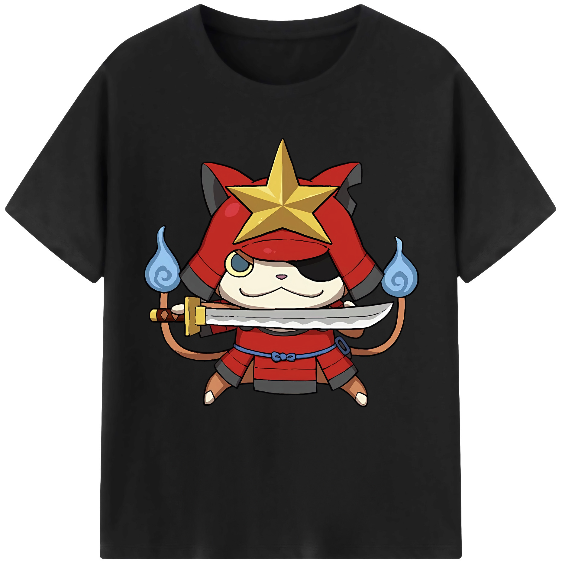 （画像用） 妖怪ウォッチ Yo-kai Watch レディースカジュアルプリントTシャツ（綿100％）