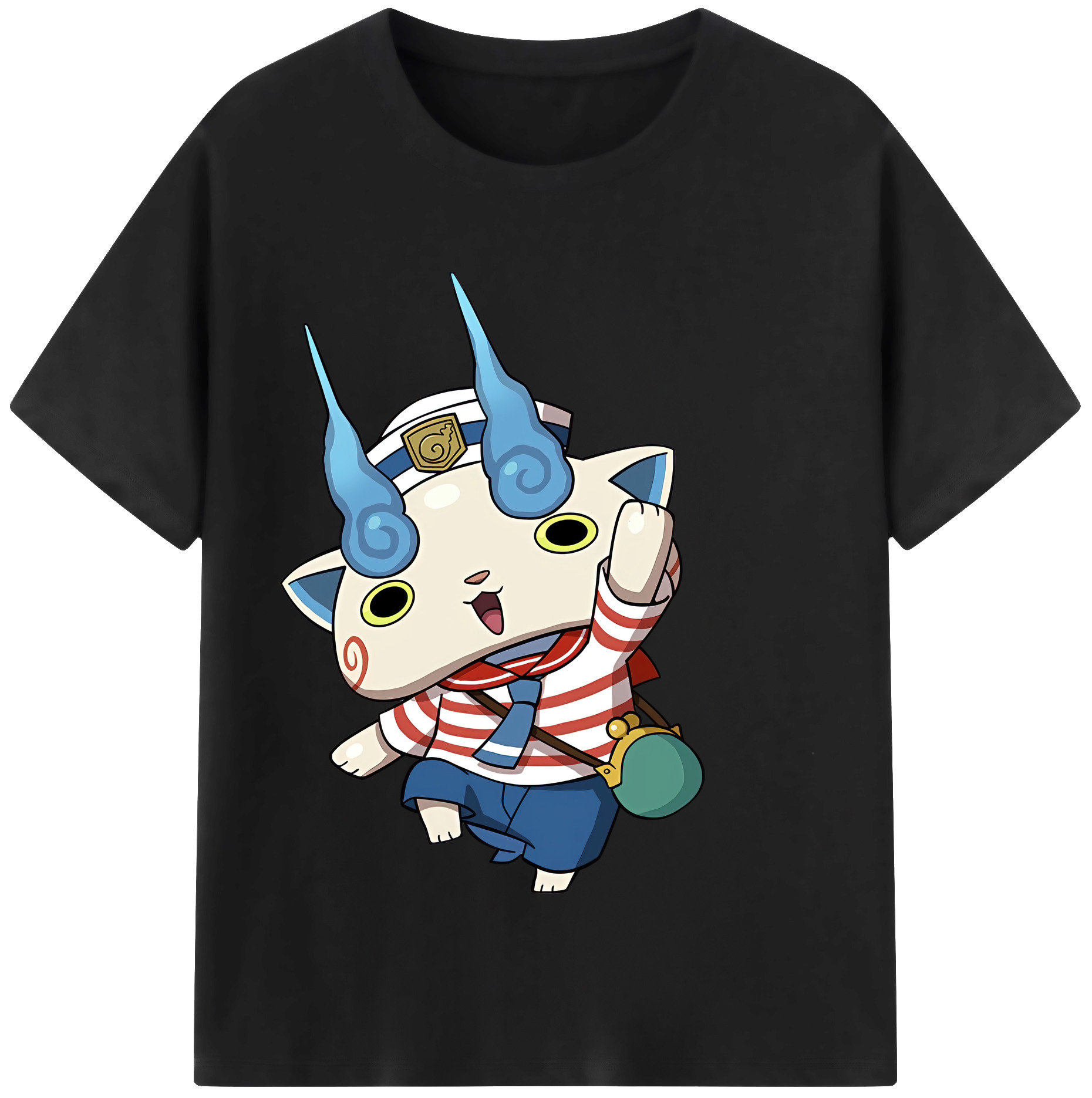 （画像用） 妖怪ウォッチ Yo-kai Watch レディースカジュアルプリントTシャツ（綿100％）