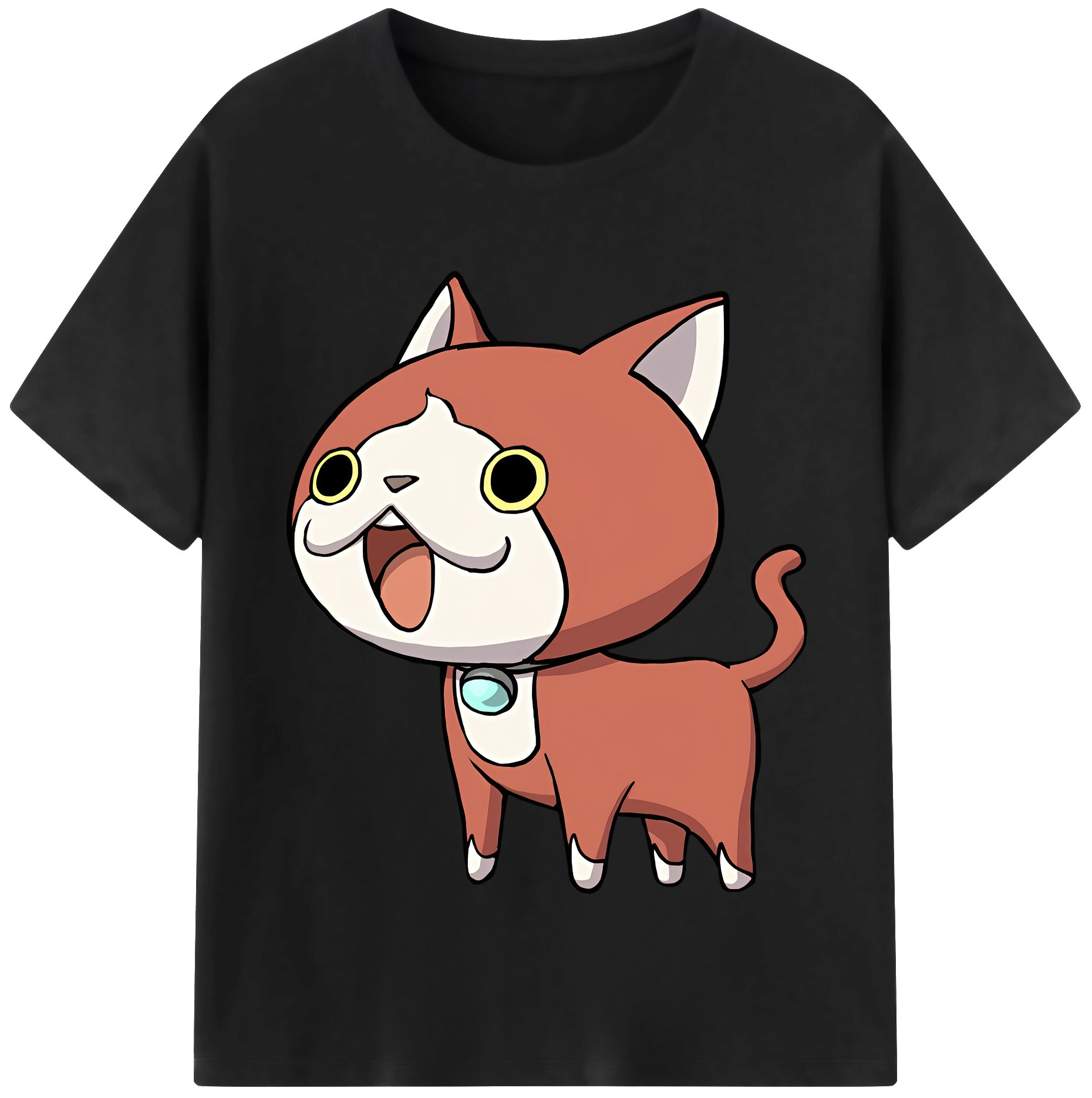 （画像用） 妖怪ウォッチ Yo-kai Watch レディースカジュアルプリントTシャツ（綿100％）
