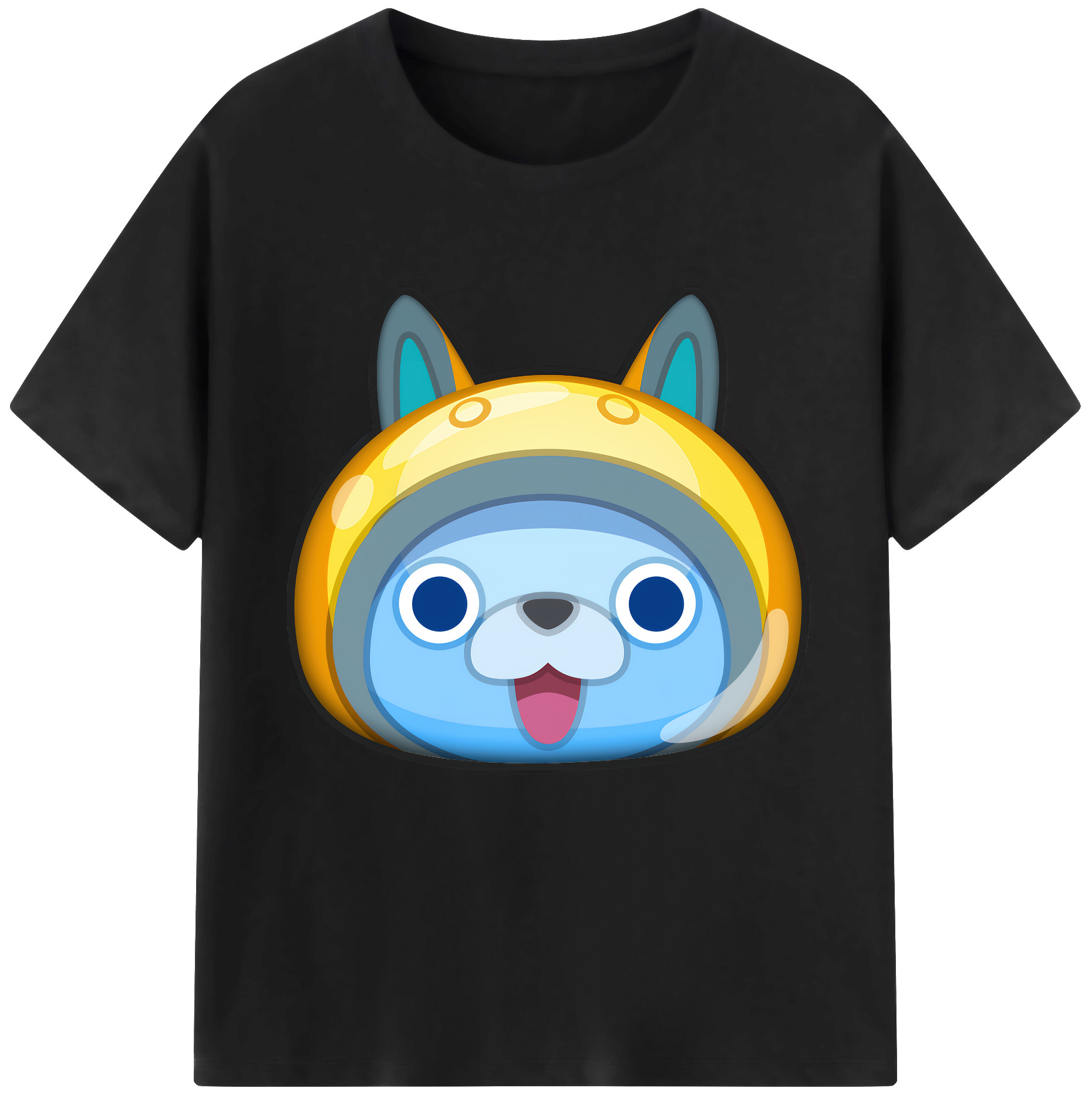 （画像用） 妖怪ウォッチ Yo-kai Watch レディースカジュアルプリントTシャツ（綿100％）