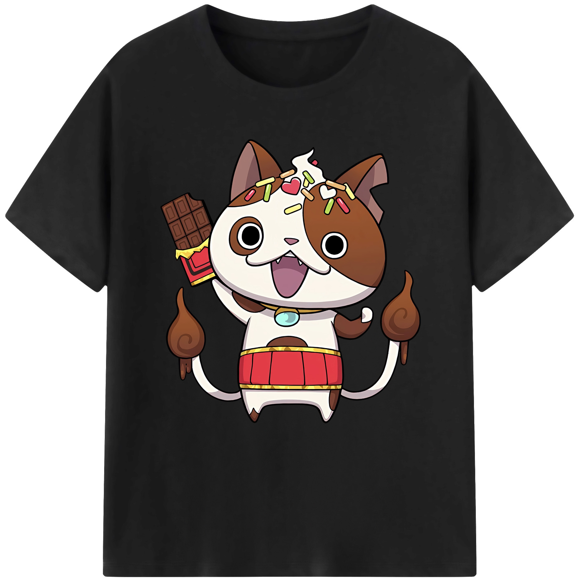（画像用） 妖怪ウォッチ Yo-kai Watch レディースカジュアルプリントTシャツ（綿100％）