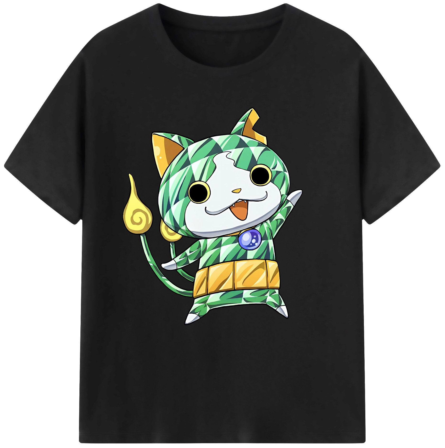 （画像用） 妖怪ウォッチ Yo-kai Watch レディースカジュアルプリントTシャツ（綿100％）
