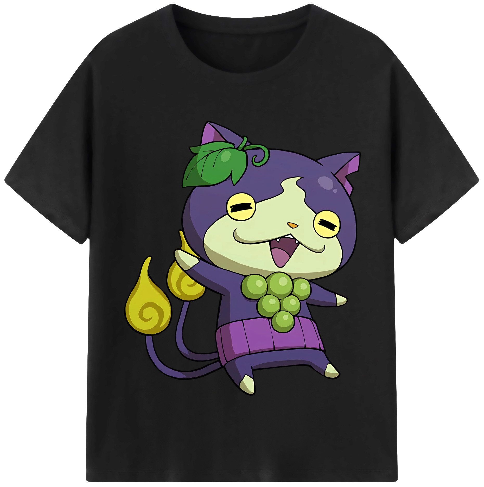 （画像用） 妖怪ウォッチ Yo-kai Watch レディースカジュアルプリントTシャツ（綿100％）