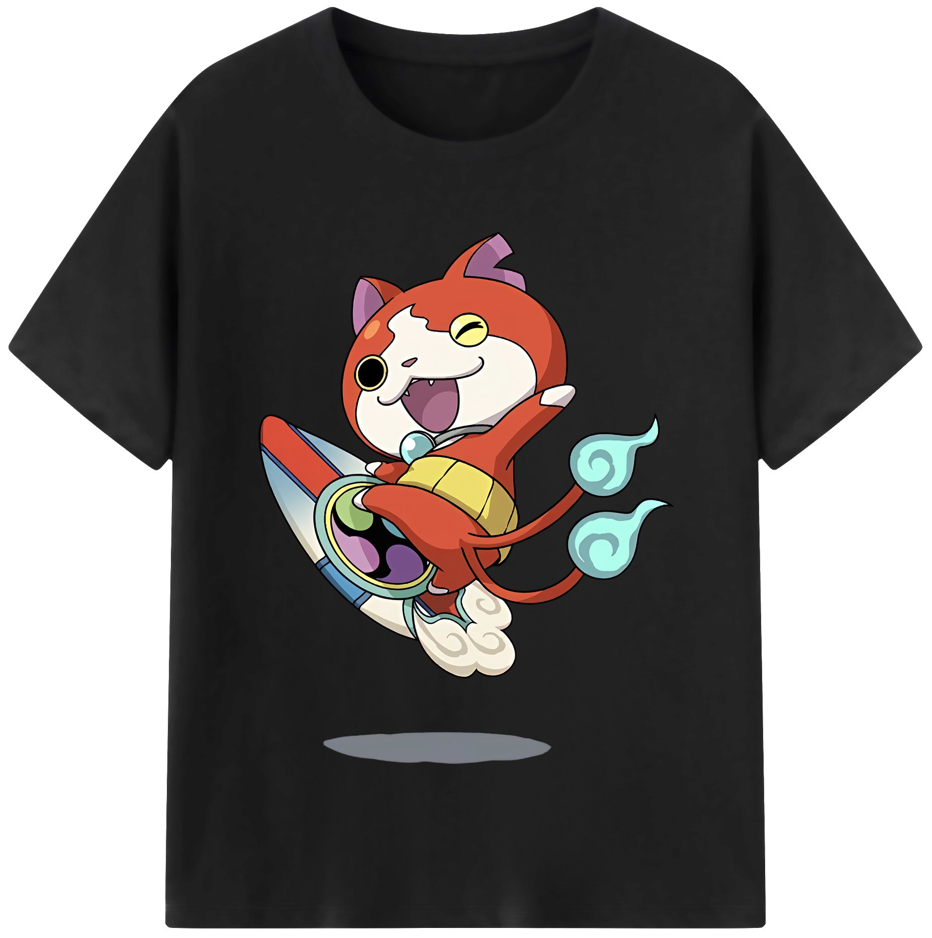 （画像用） 妖怪ウォッチ Yo-kai Watch レディースカジュアルプリントTシャツ（綿100％）