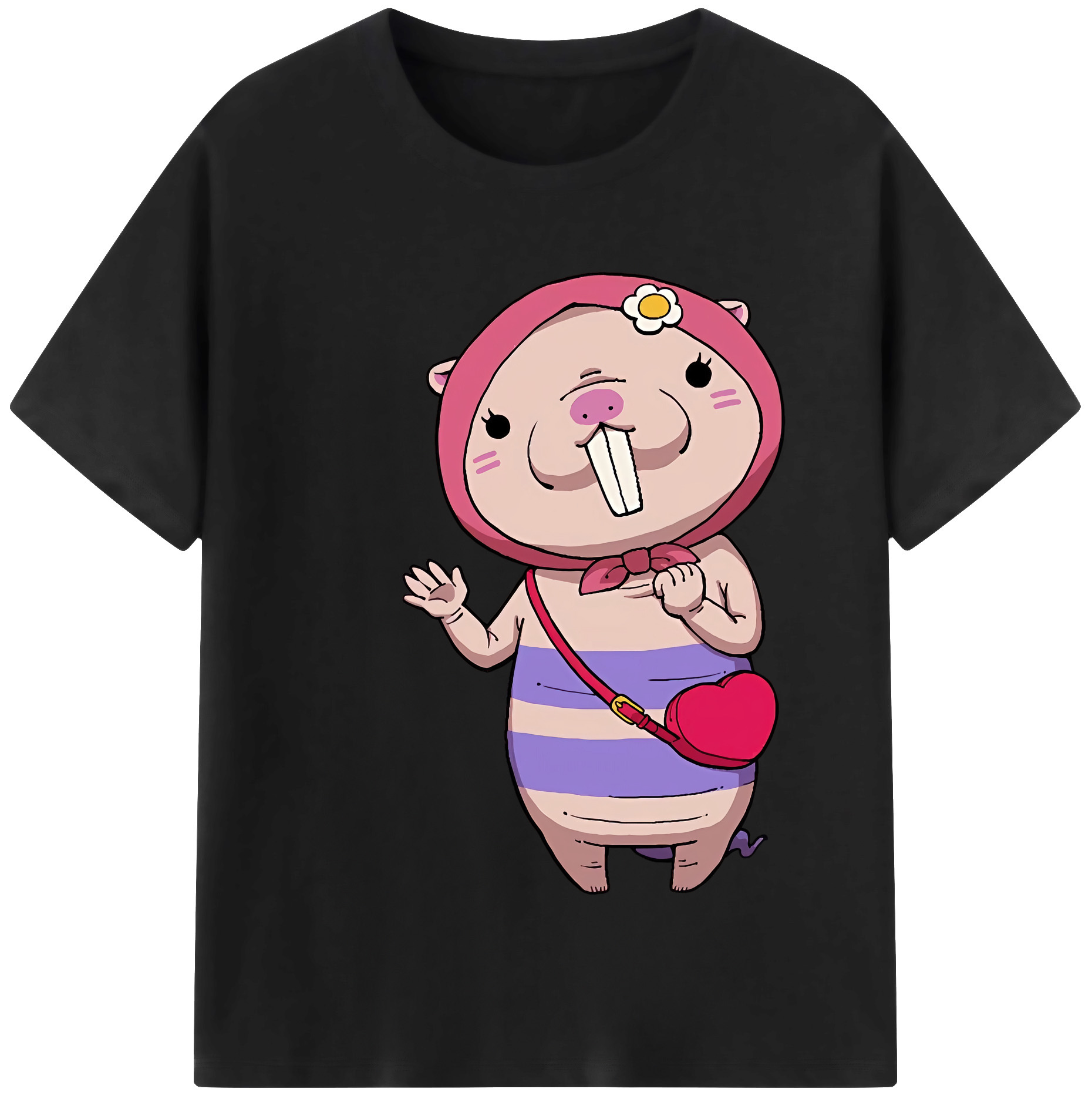（画像用） 妖怪ウォッチ Yo-kai Watch レディースカジュアルプリントTシャツ（綿100％）