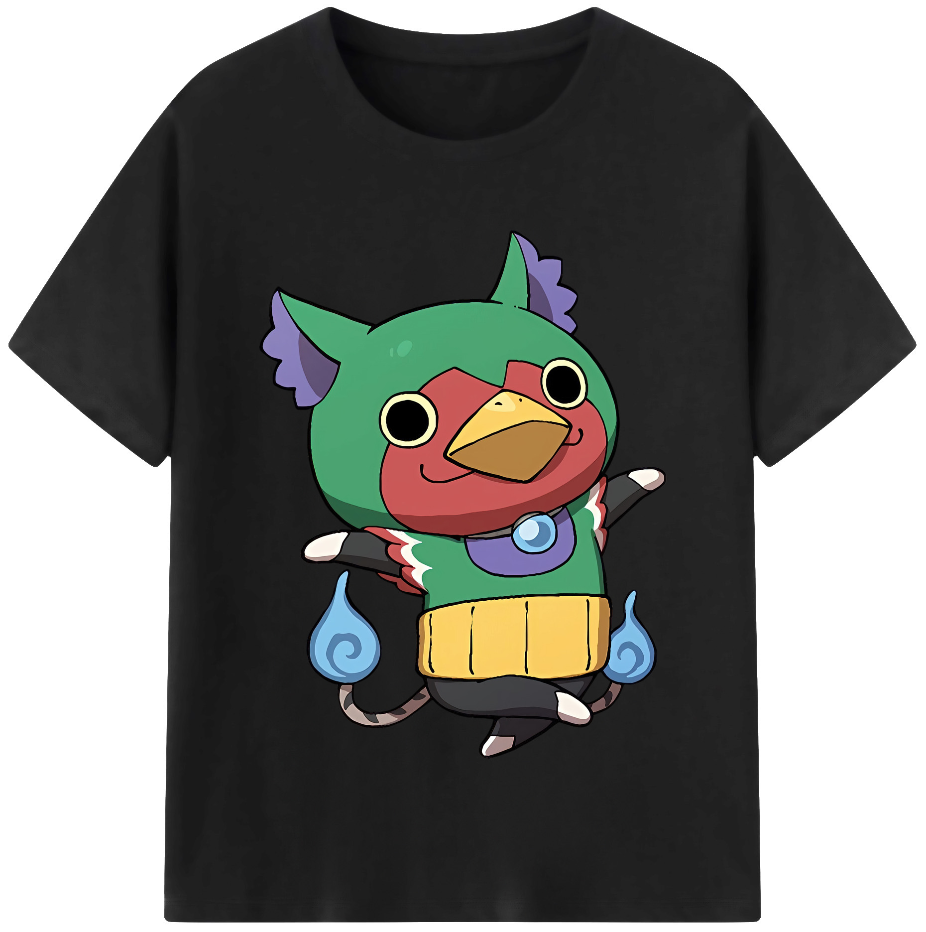 （画像用） 妖怪ウォッチ Yo-kai Watch レディースカジュアルプリントTシャツ（綿100％）