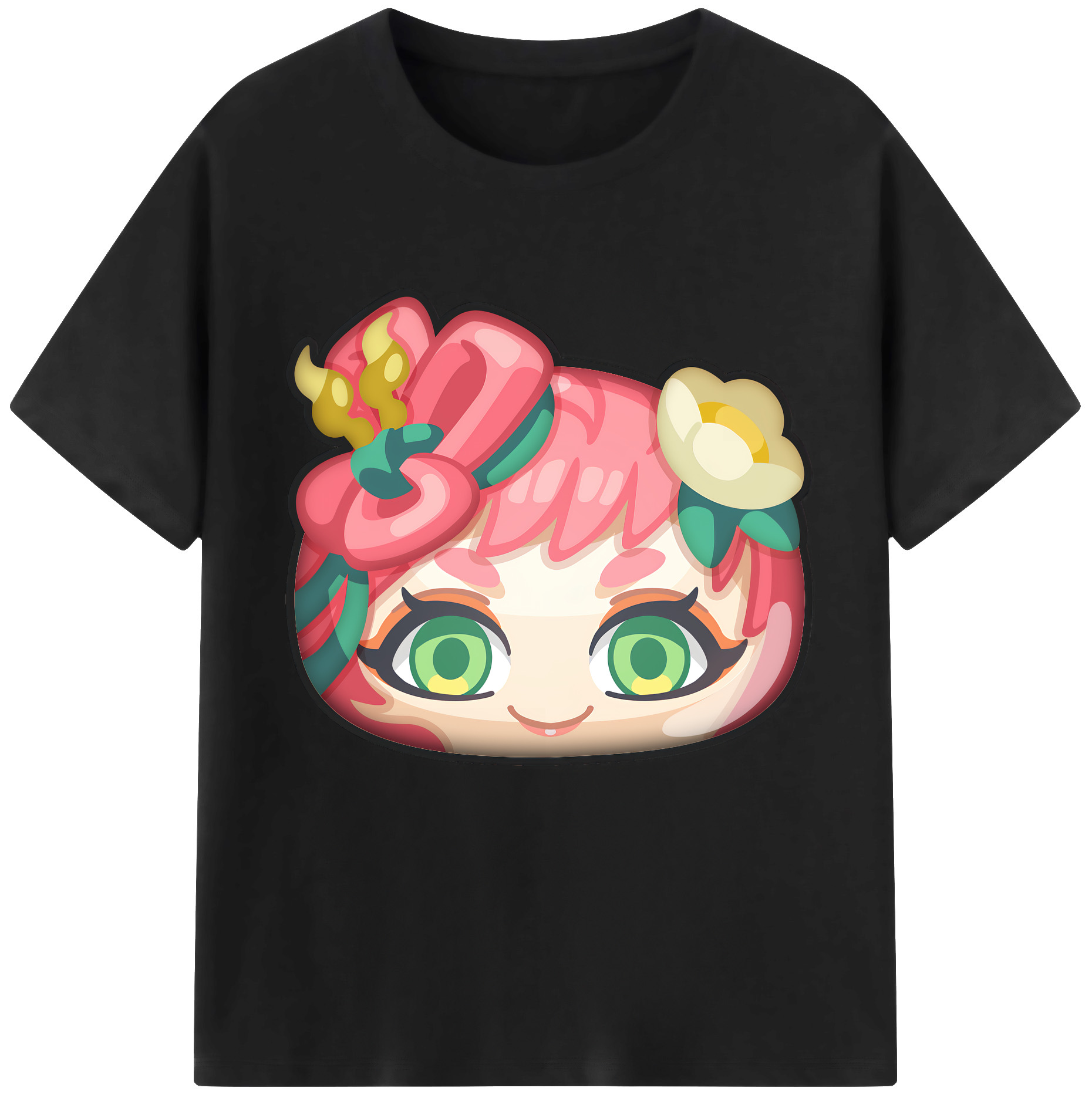 （画像用） 妖怪ウォッチ Yo-kai Watch レディースカジュアルプリントTシャツ（綿100％）