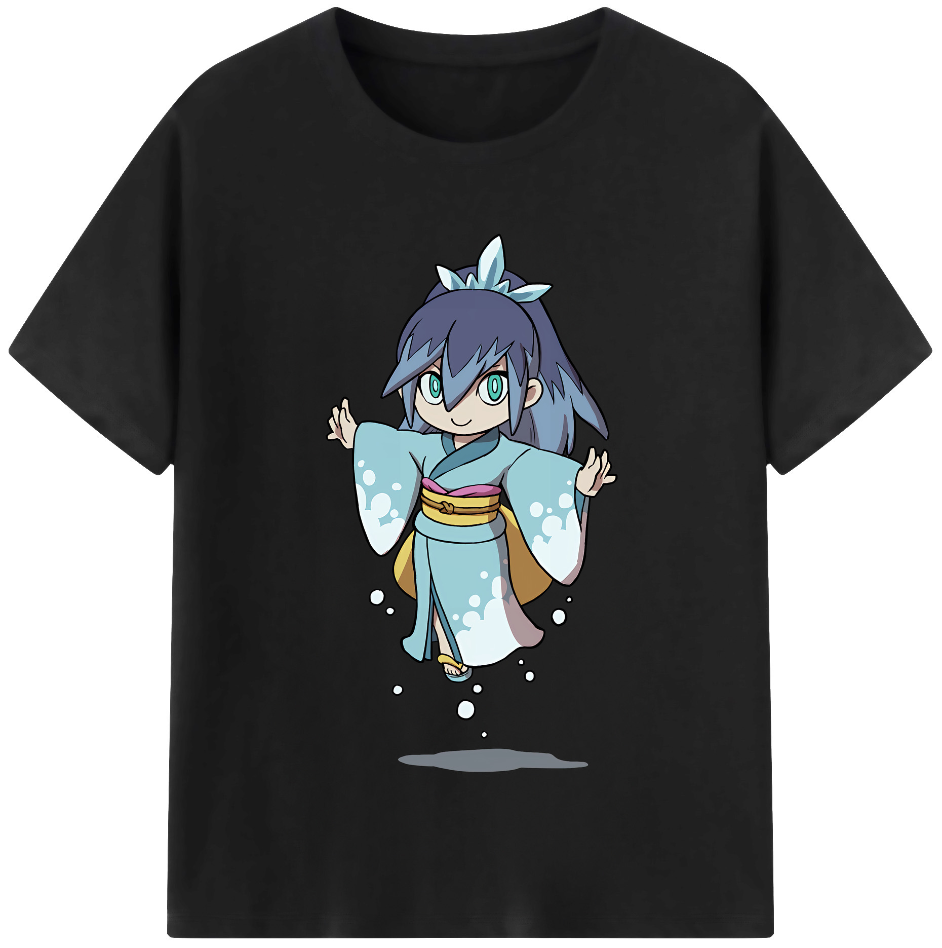 （画像用） 妖怪ウォッチ Yo-kai Watch レディースカジュアルプリントTシャツ（綿100％）