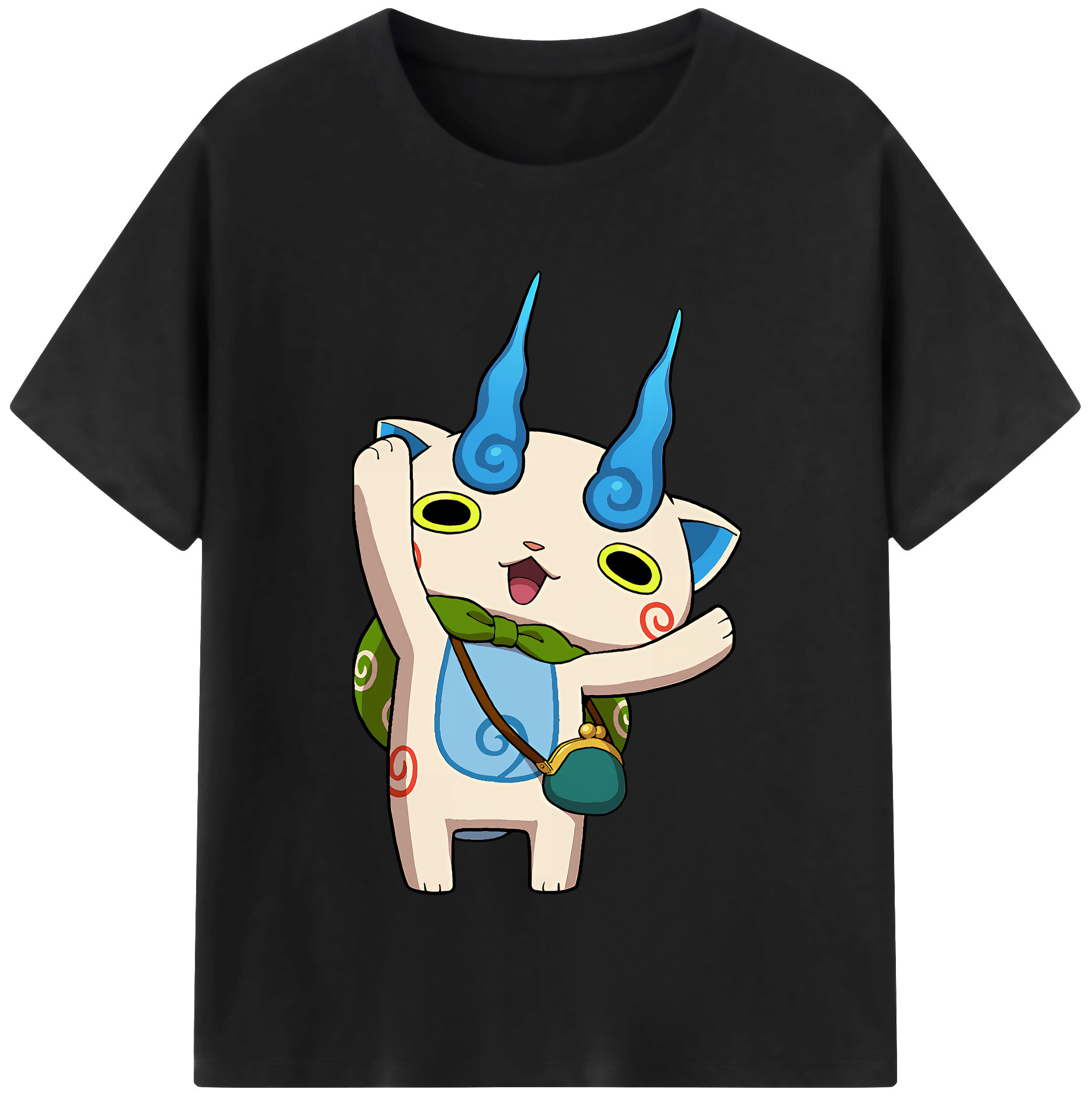 （画像用） 妖怪ウォッチ Yo-kai Watch レディースカジュアルプリントTシャツ（綿100％）