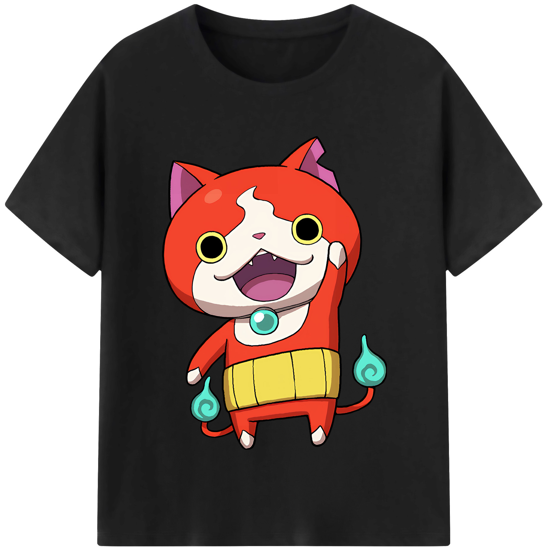 （画像用） 妖怪ウォッチ Yo-kai Watch レディースカジュアルプリントTシャツ（綿100％）