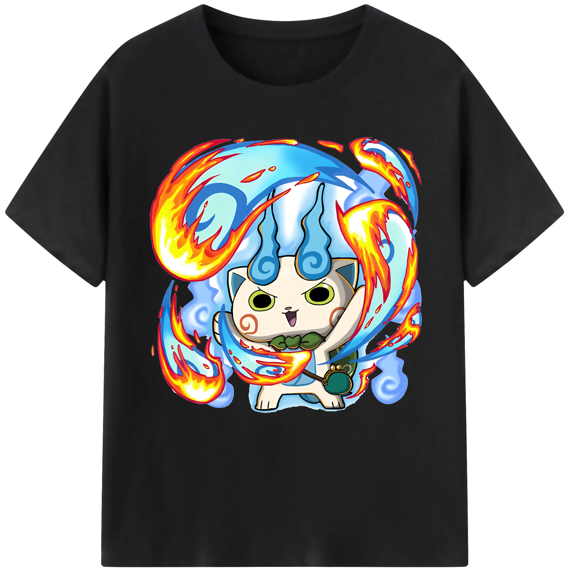 （画像用） 妖怪ウォッチ Yo-kai Watch レディースカジュアルプリントTシャツ（綿100％）