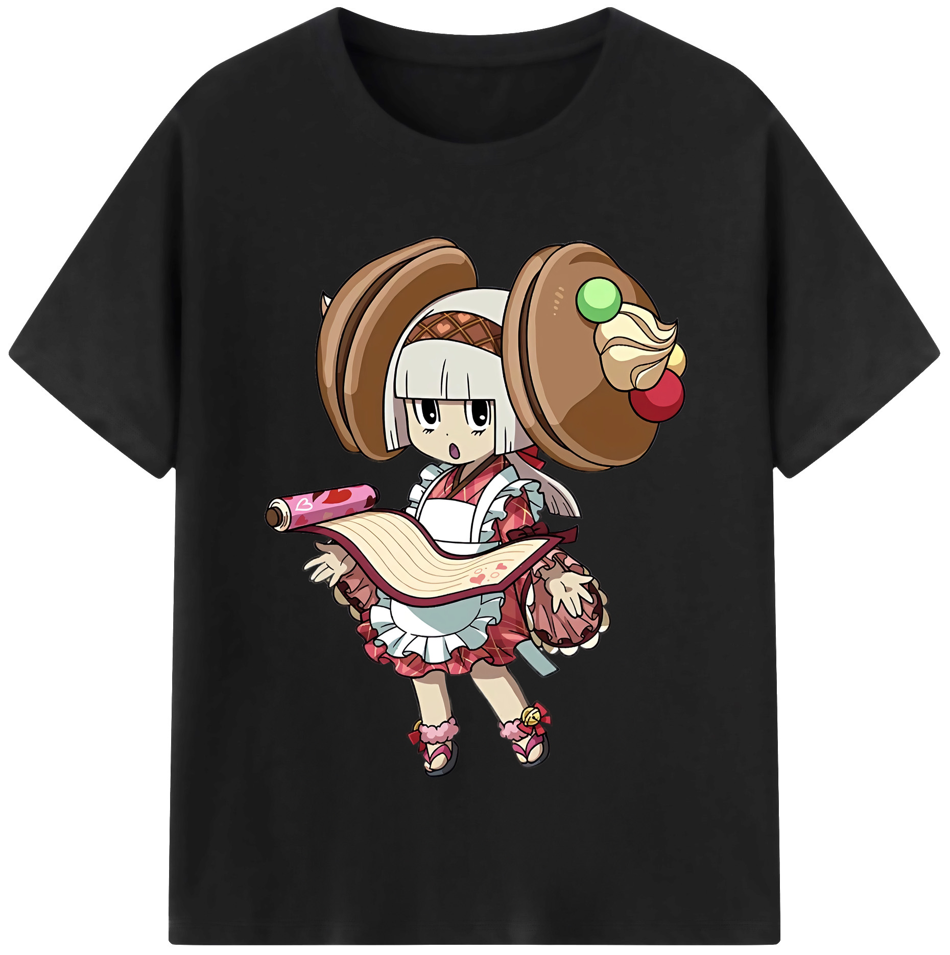 （画像用） 妖怪ウォッチ Yo-kai Watch レディースカジュアルプリントTシャツ（綿100％）