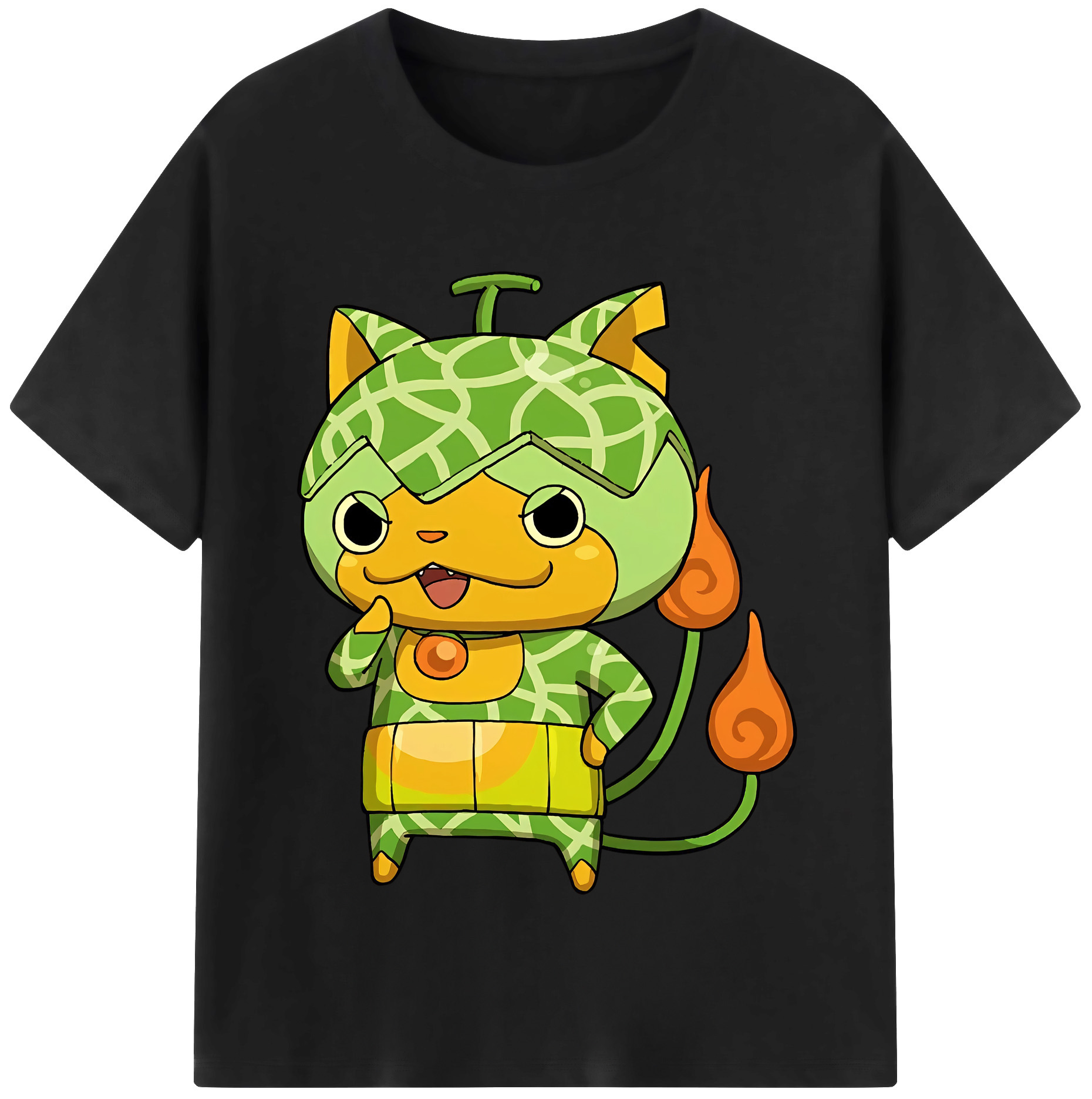 （画像用） 妖怪ウォッチ Yo-kai Watch レディースカジュアルプリントTシャツ（綿100％）